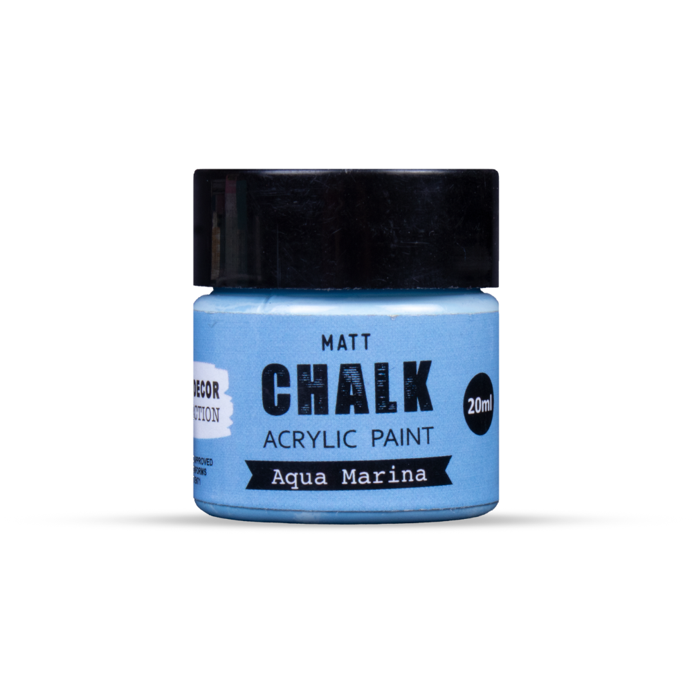 Home Decor Chalk Paint Aqua Marina 20ml Bottle