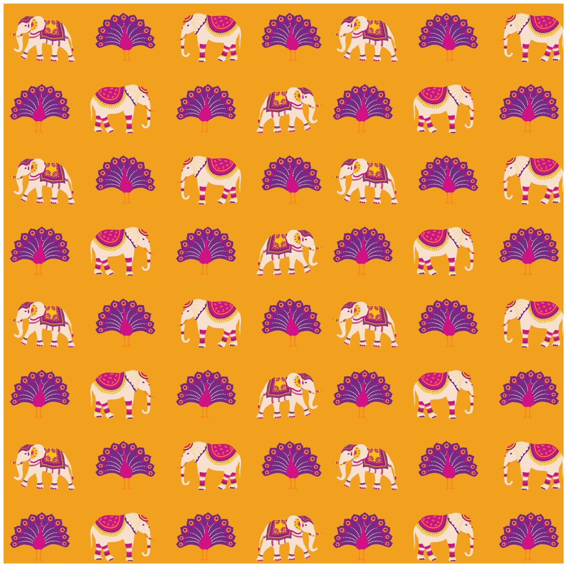 Paper Pack Ethnic Vibes 1Pc, Madhubani 1Pc 12 X 12inch 250gsm 12Sheet
