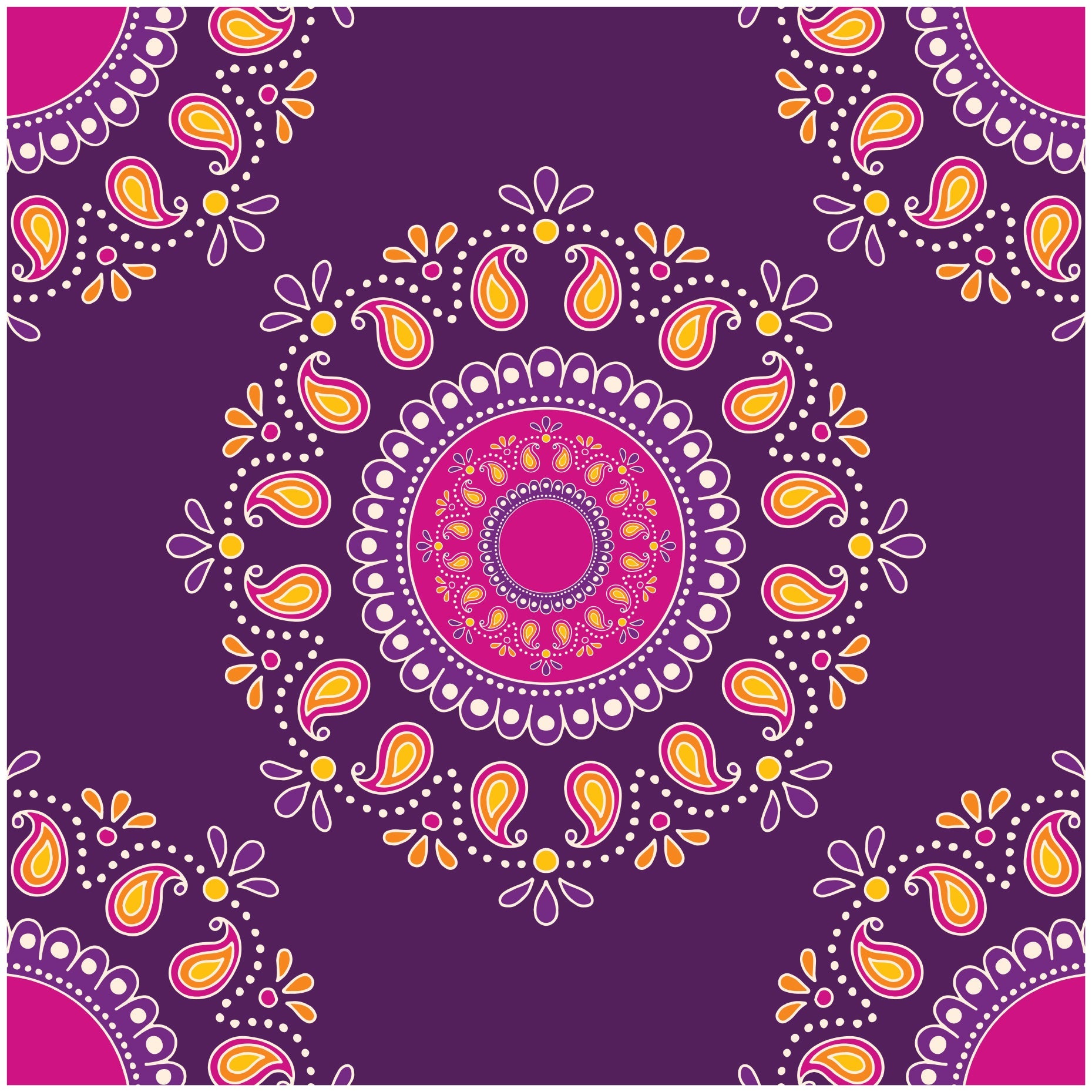 Paper Pack Ethnic Vibes 12 X 12inch 250gsm 12 Sheet