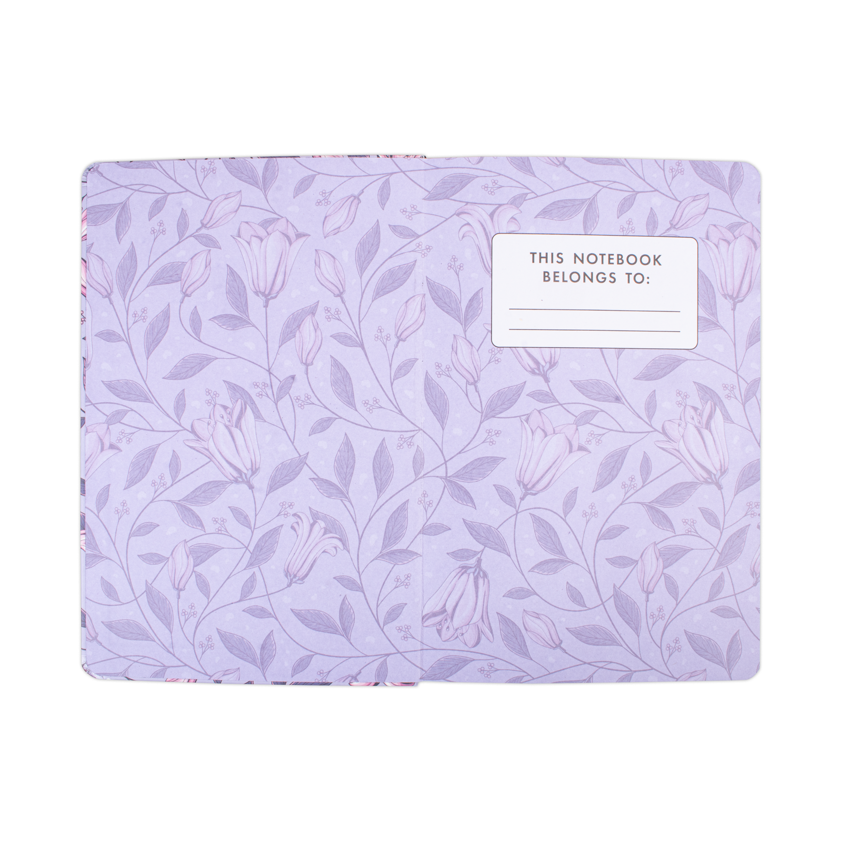 Hardbound Ruled Notebook Follow Your Dreams Edge Printed With Elastic Band 140mm X 210mm 192pages 100gsm