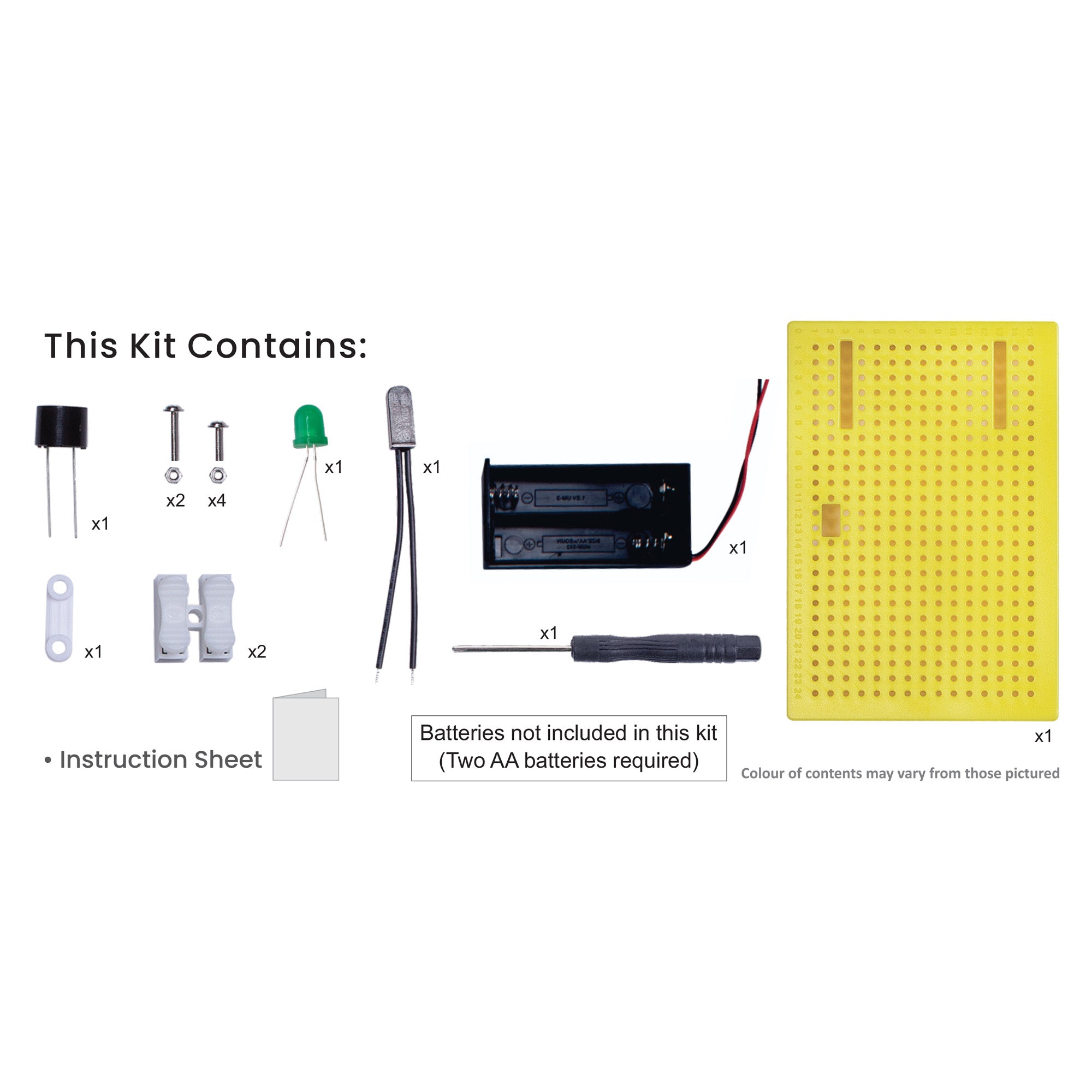 DIY STEM Learning Kit Build Your Own Fire Alarm 1 BOX
