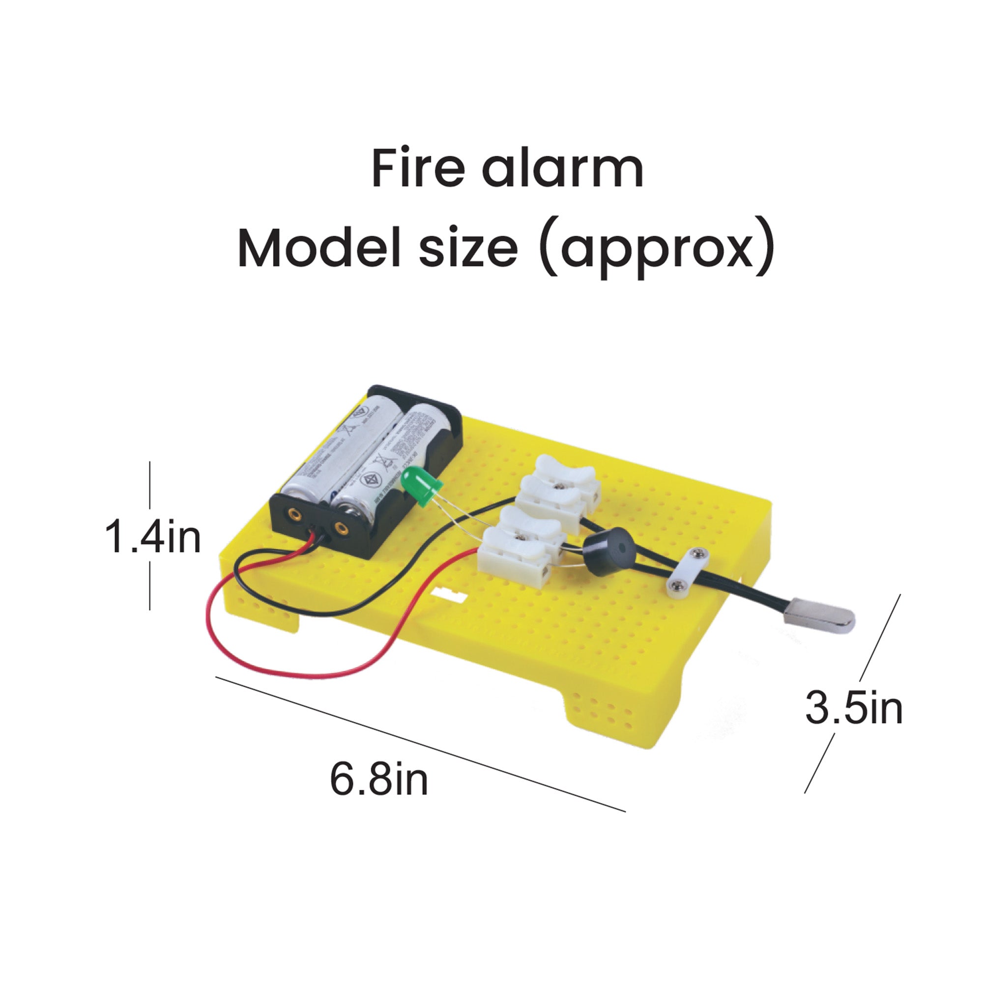 DIY STEM Learning Kit Build Your Own Fire Alarm 1 BOX