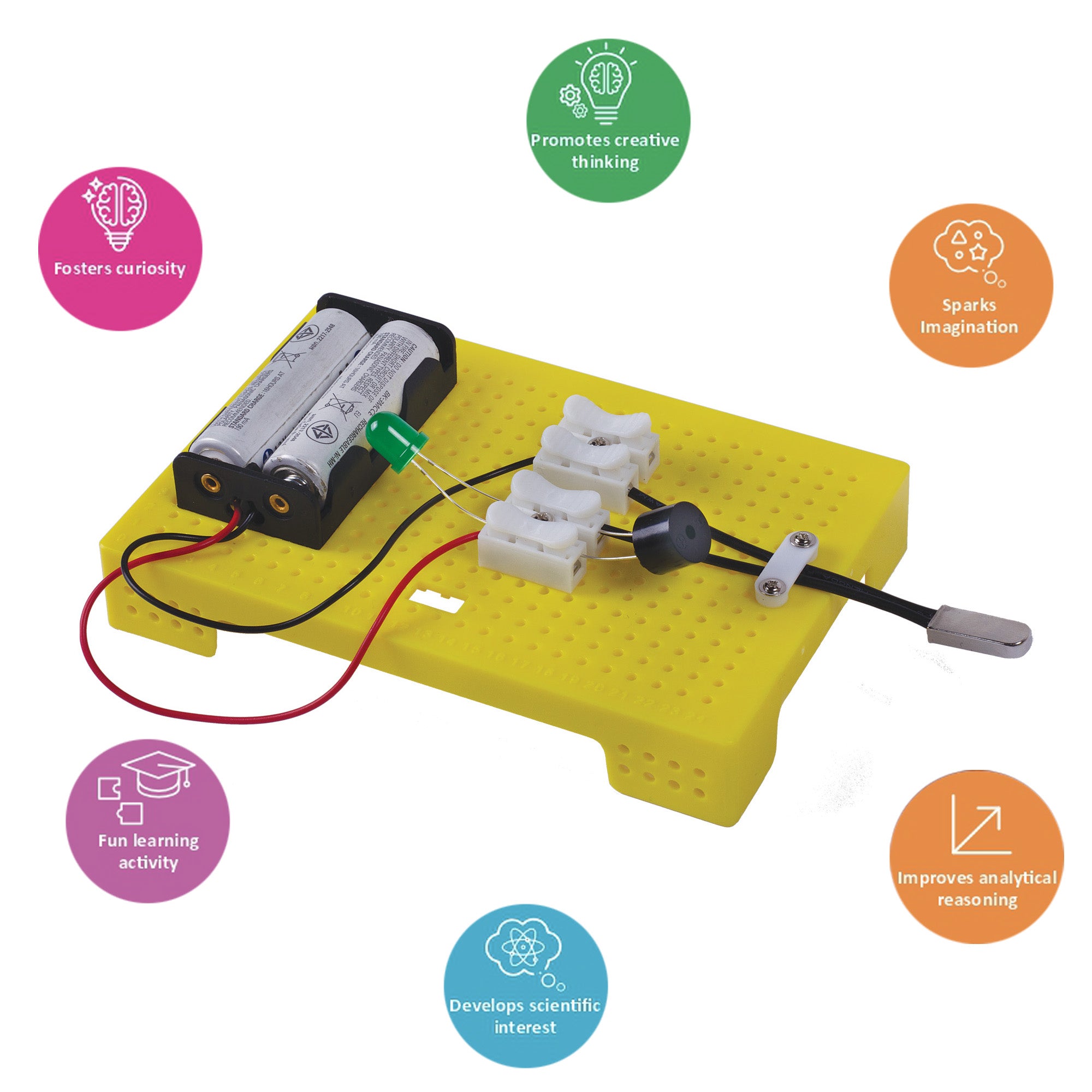 DIY STEM Learning Kit Build Your Own Fire Alarm 1 BOX