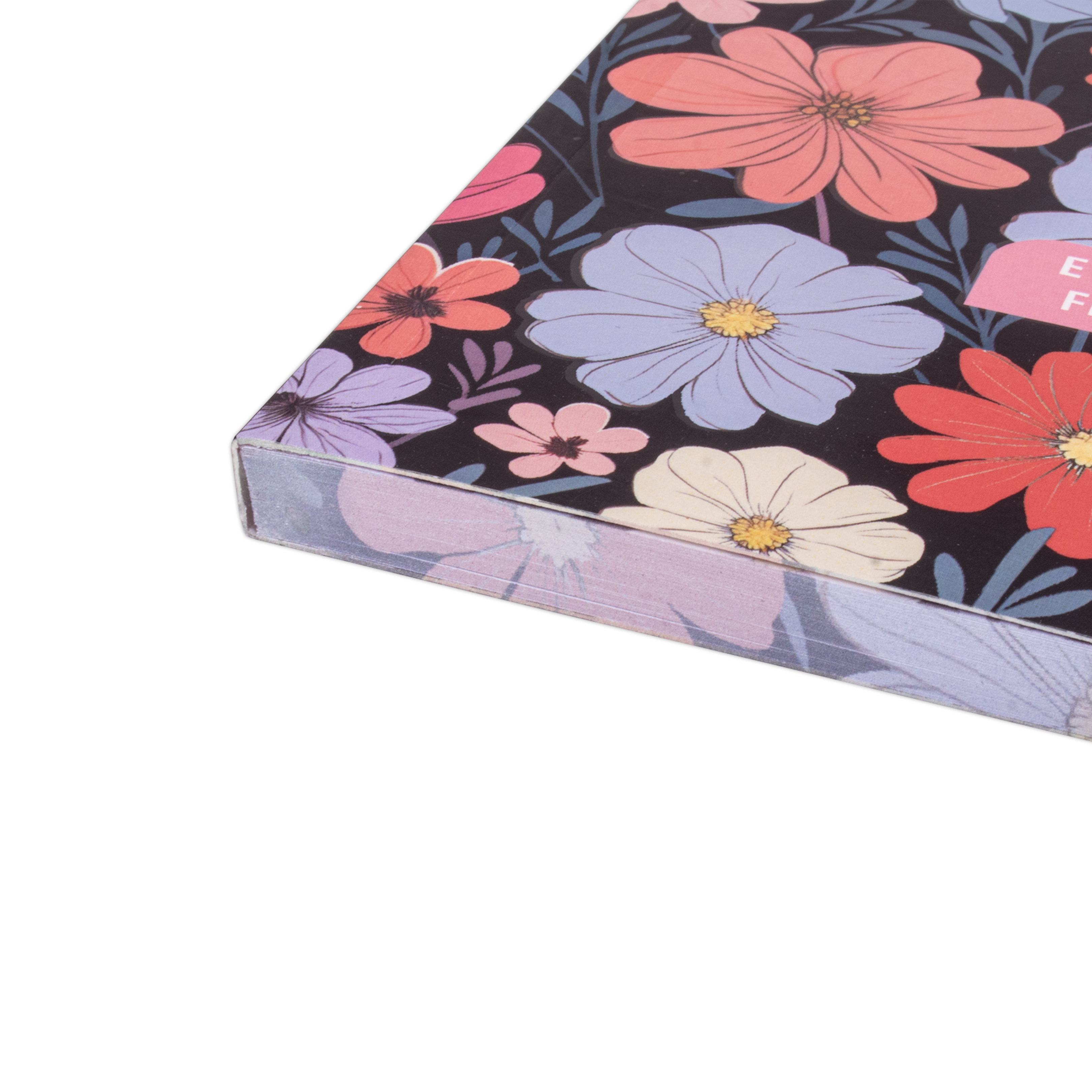 Softbound Ruled Notebook Flower Edge Printed A5 128pages 100gsm