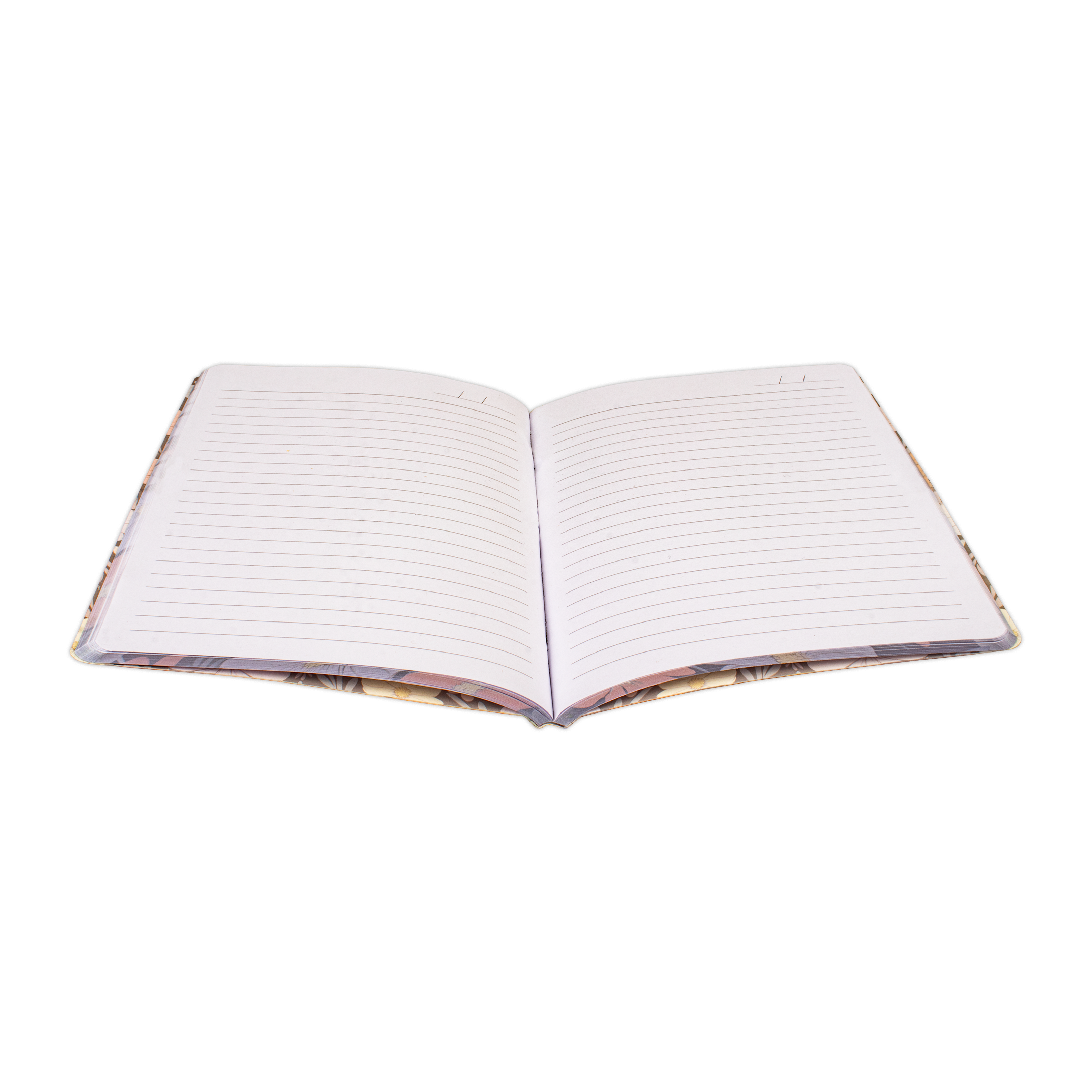 Softbound Ruled Notebook Flower Edge Printed A5 128pages 100gsm