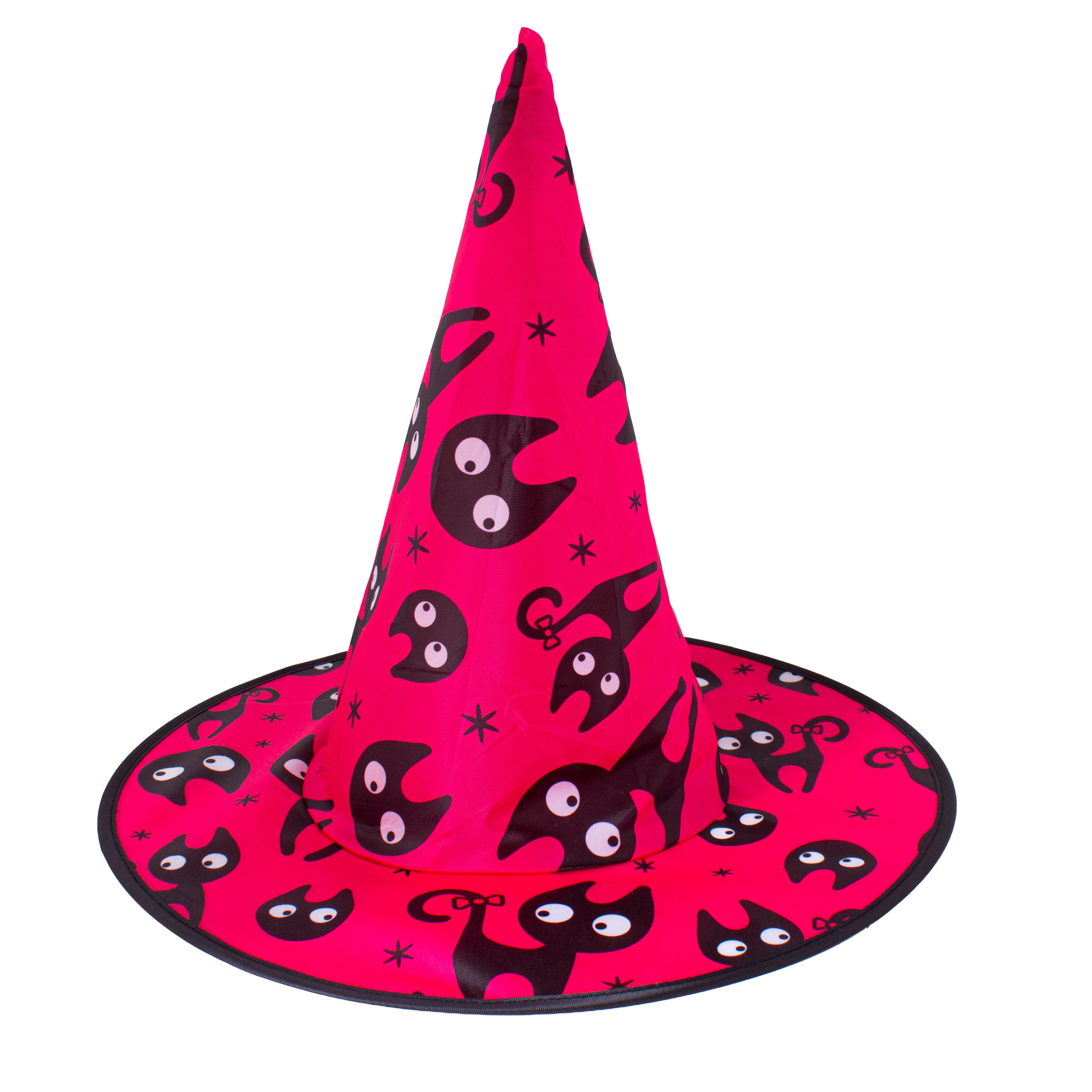 Witch Hat Spooky cat Pink 1pc