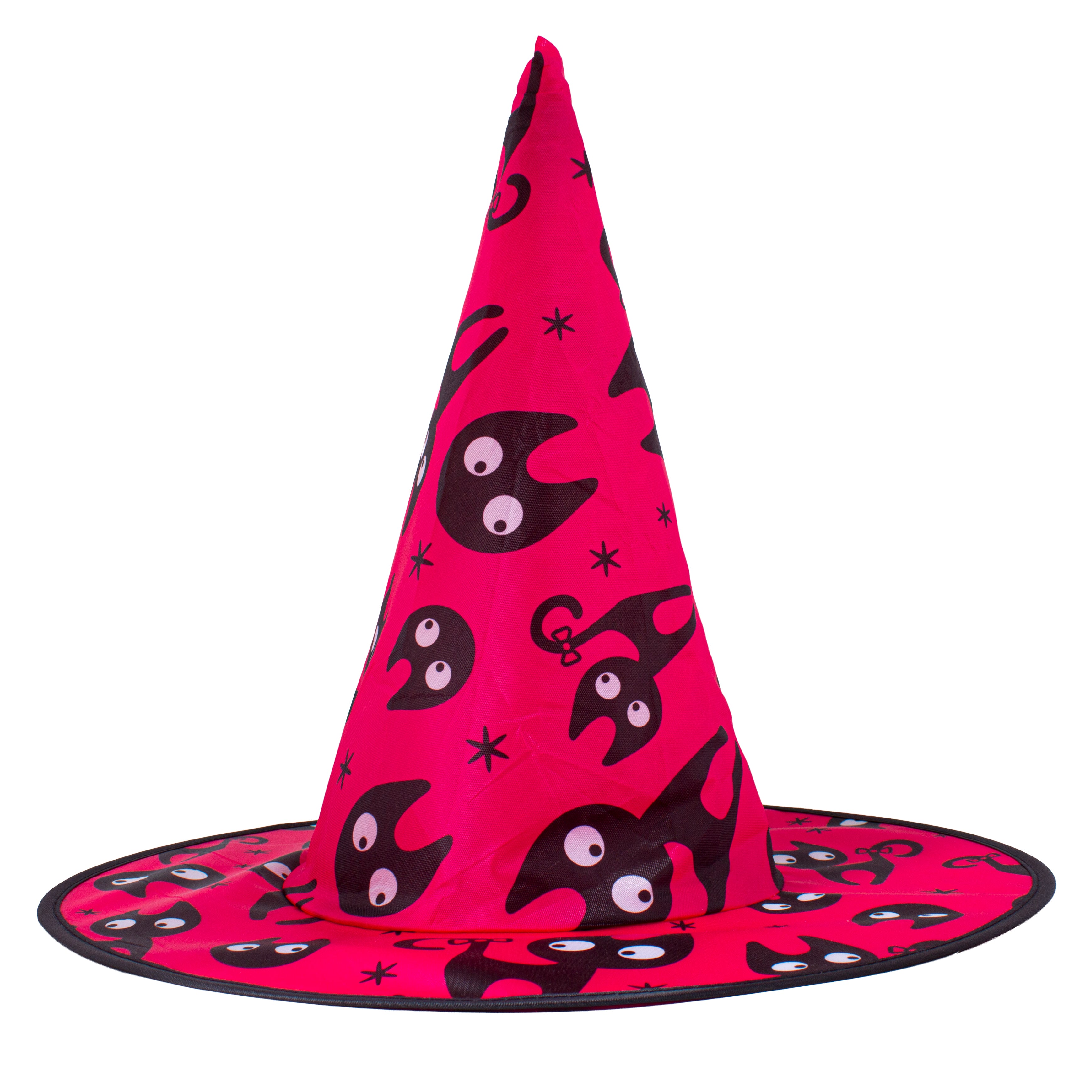 Witch Hat Spooky cat Pink 1pc
