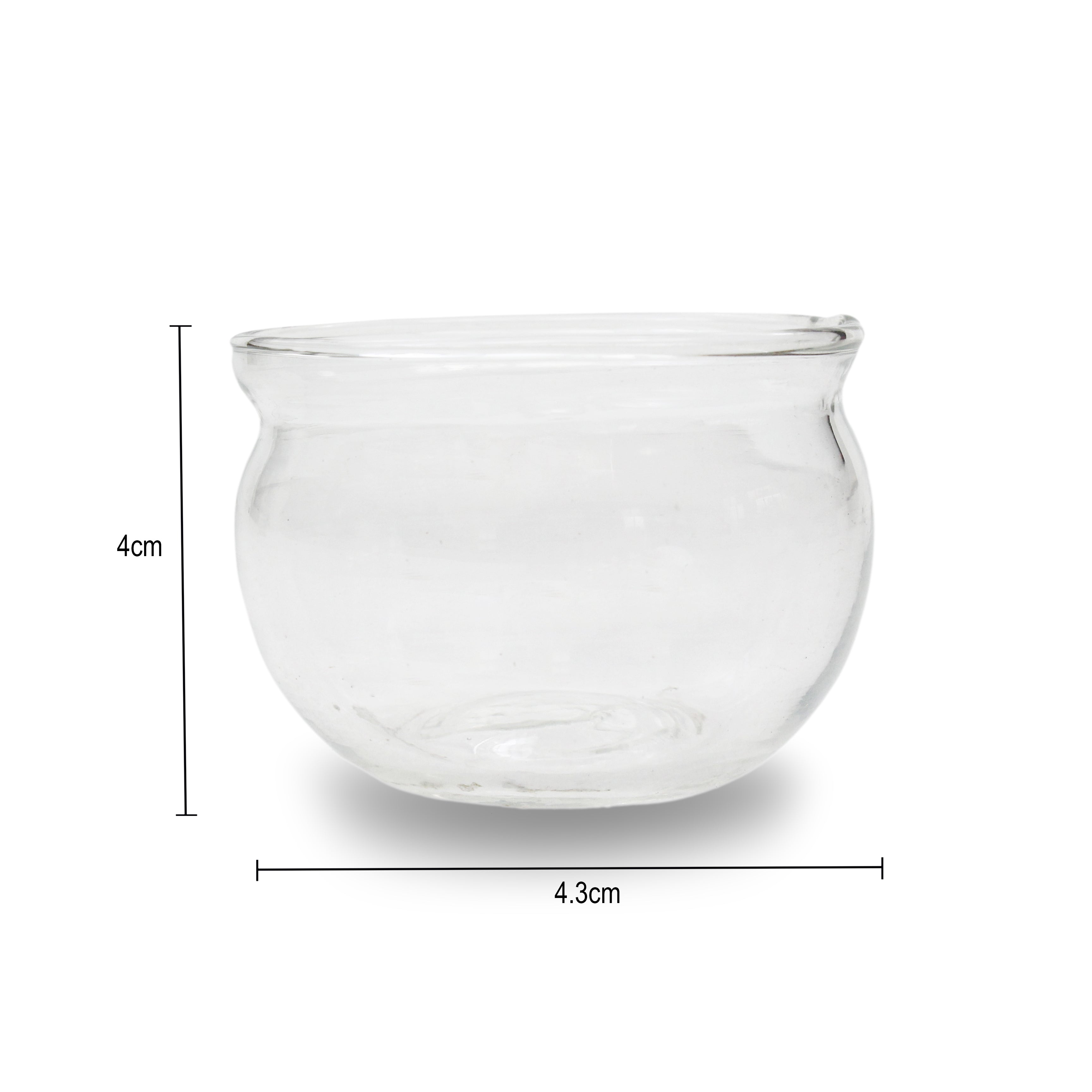 Mini Vase Glass candle Mould- 2inch, 1pc