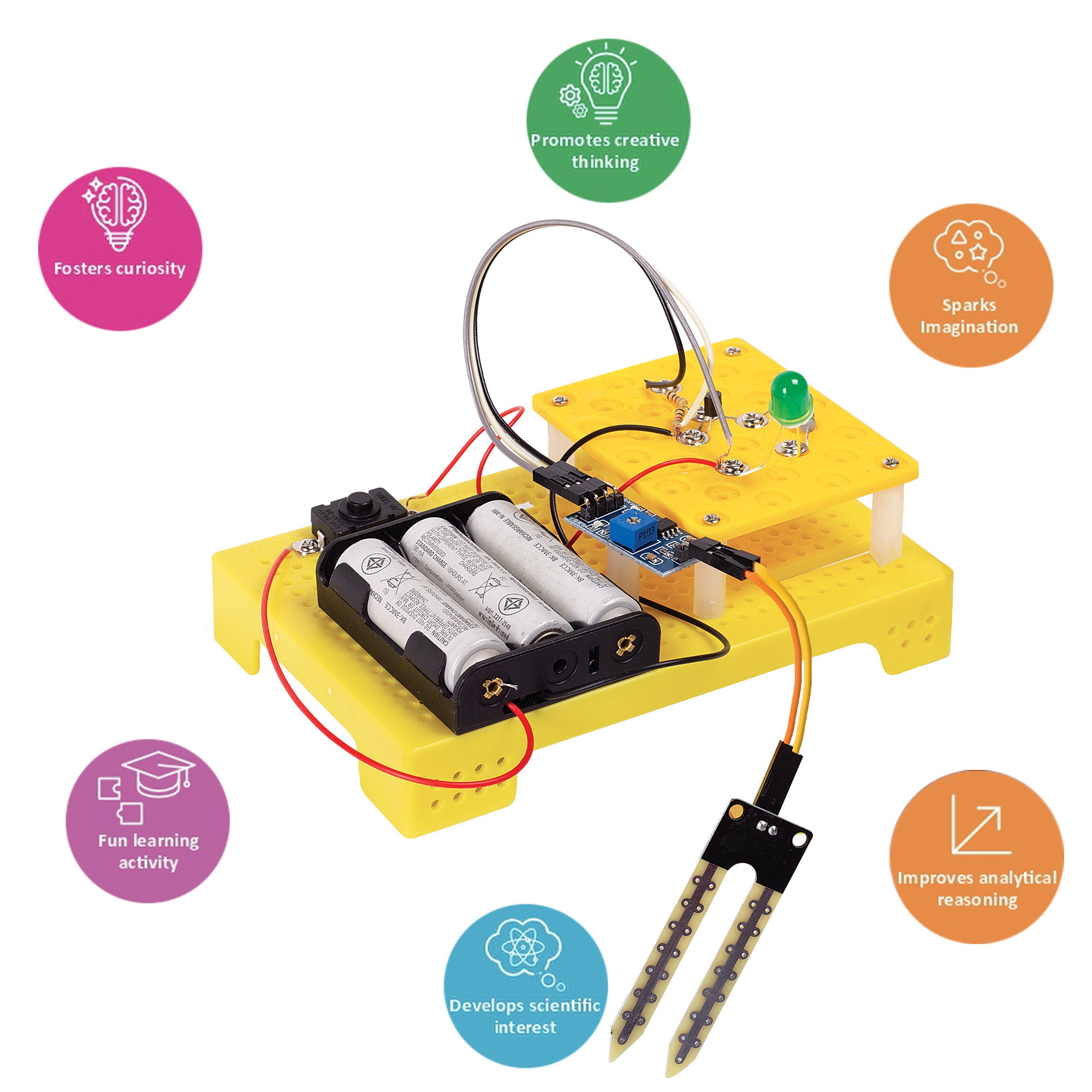 DIY STEM Learning Kit Build Your Own Soil Moisture Sensor 1 BOX