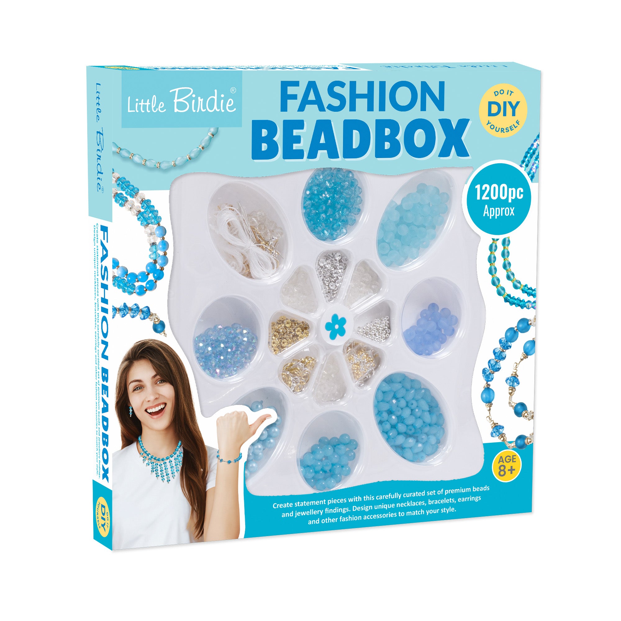 DIY Jewellery Artistry Kit Aqua Vibe 16 Cavity 1 Box
