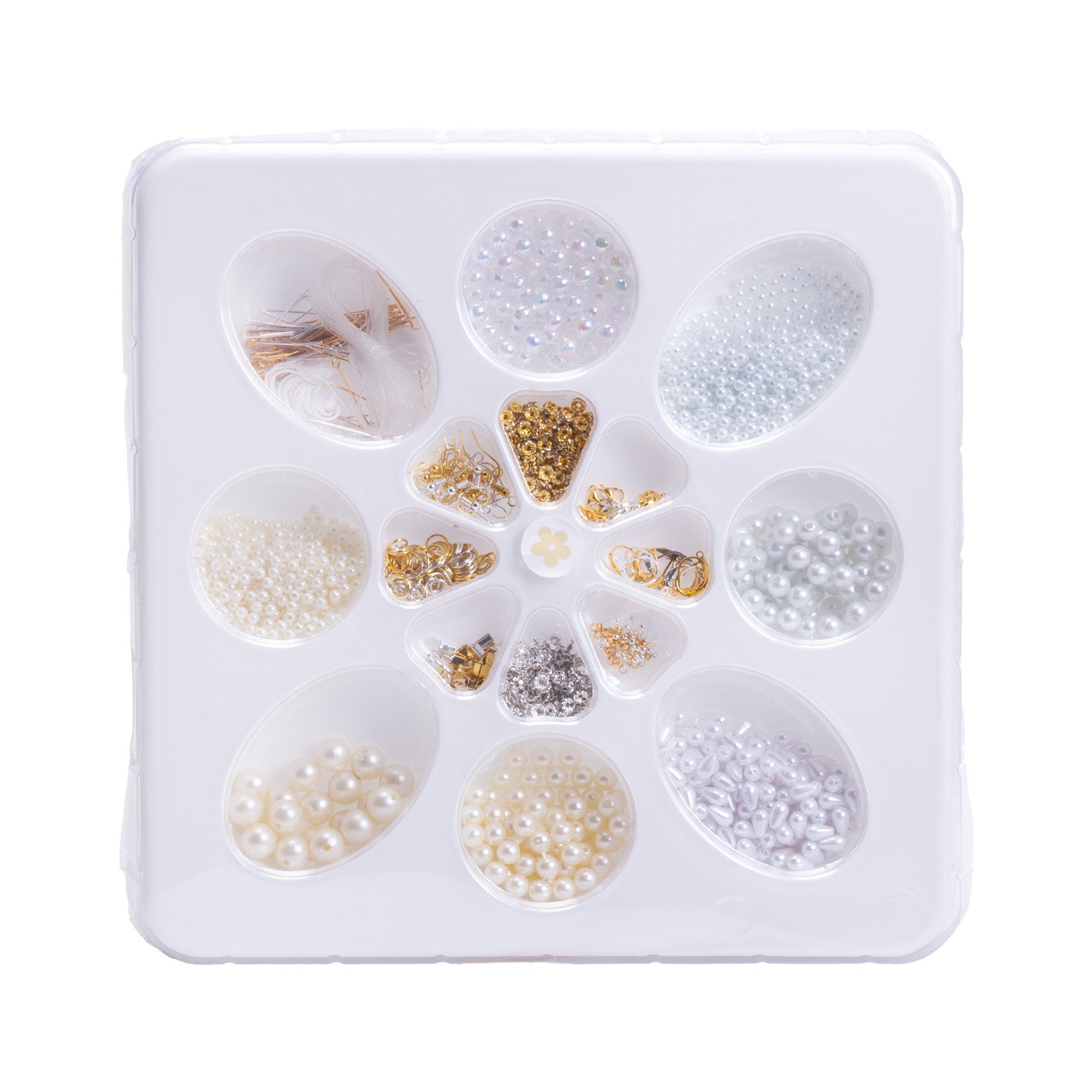 DIY Jewellery Artistry Kit Classy Pearl 16 Cavity 1BOX