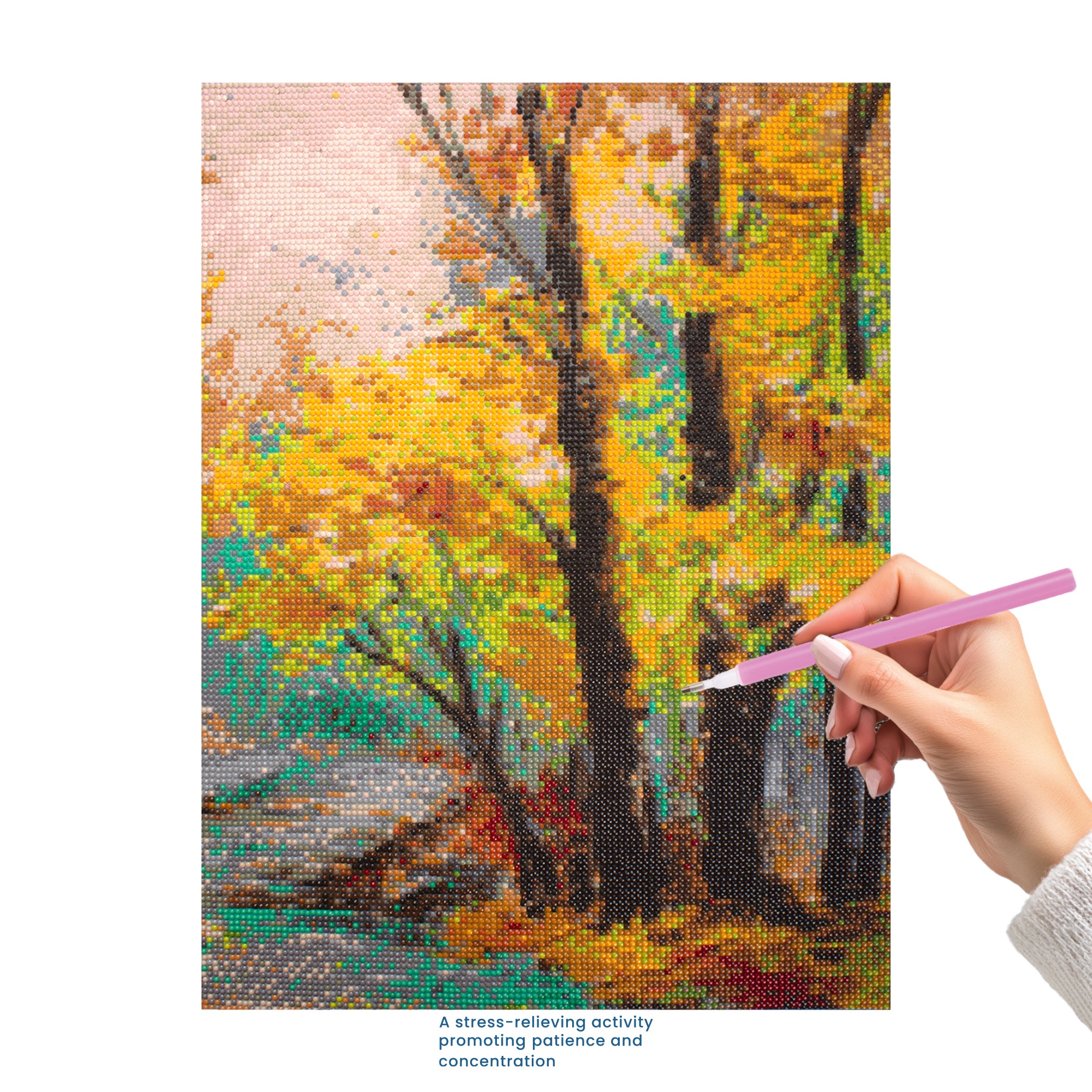 5D Diamond Painting Kit Enchanted Forest 40 X 50 cm 1pc Acetate Box