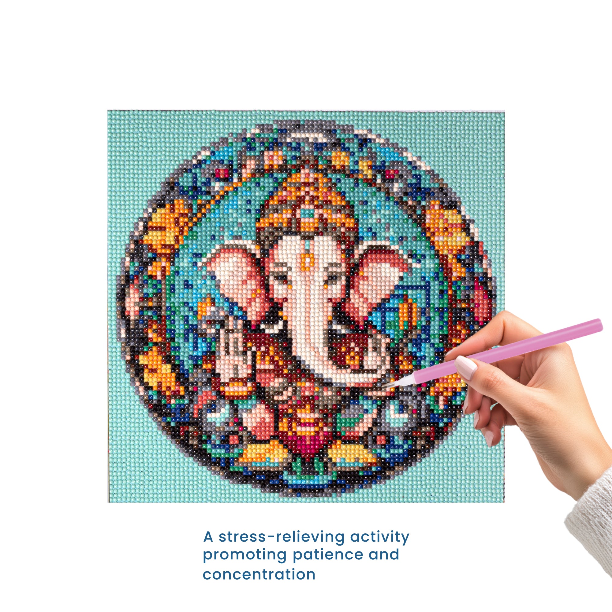 5D Diamond Painting Kit Shree Ganesha 30 X 30cm 1pc Acetate Box