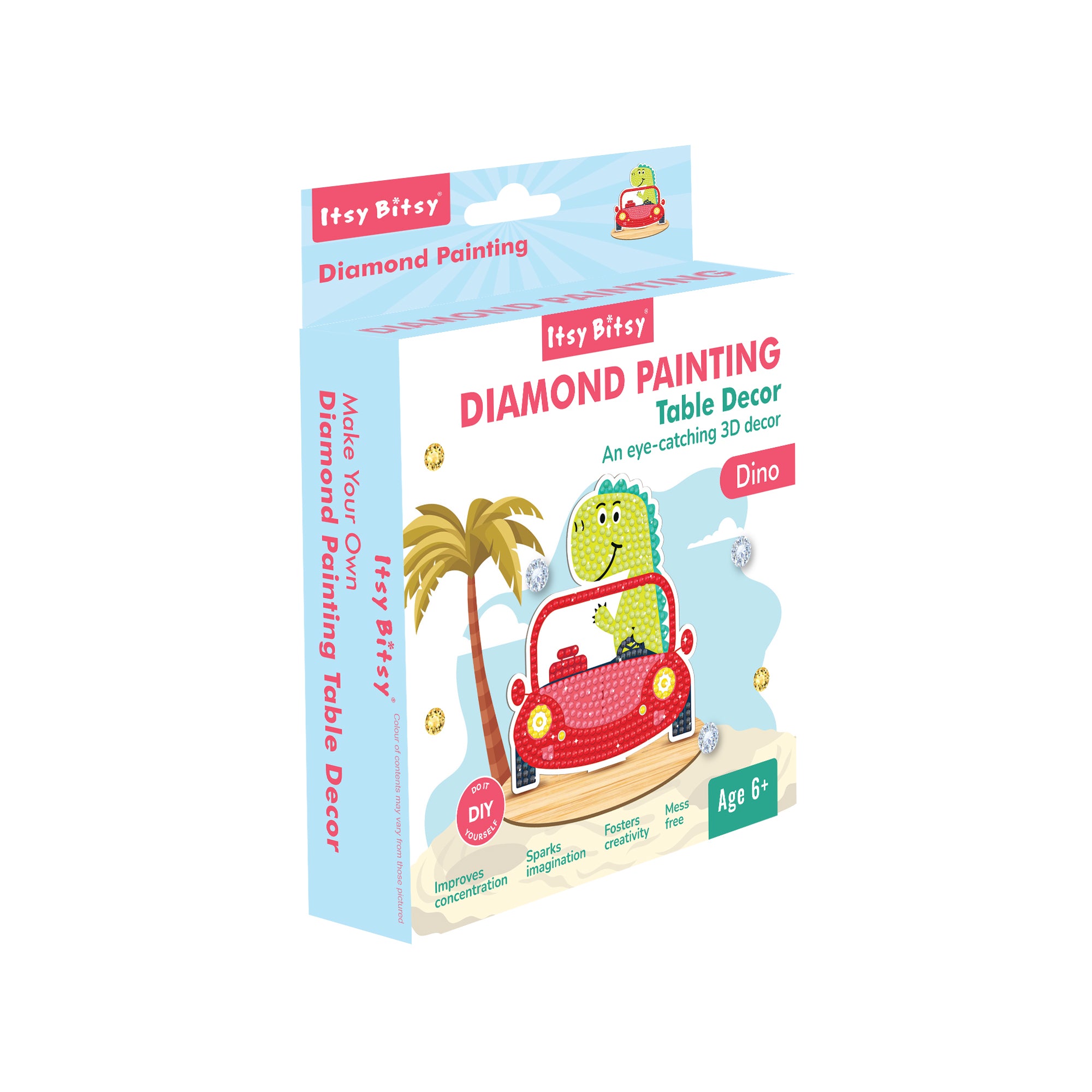 Diamond Painting Table Decor Dino 10.6 X 11cm 1pc Box