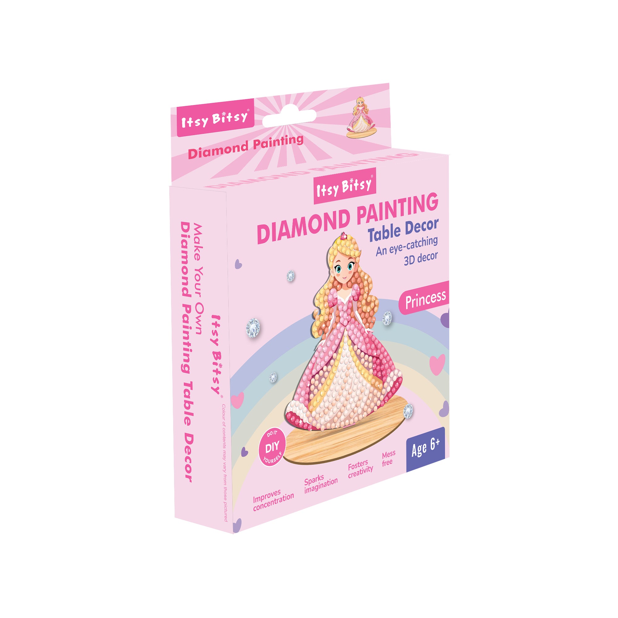 Diamond Painting Table Decor Princess 9.7 X 11cm 1pc Box