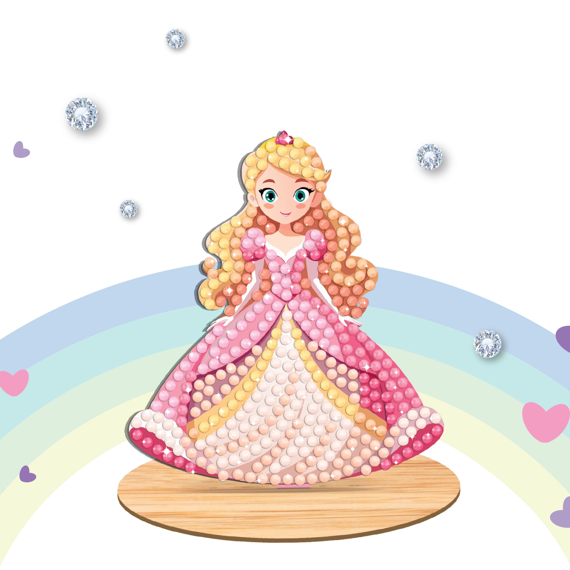 Diamond Painting Table Decor Princess 9.7 X 11cm 1pc Box