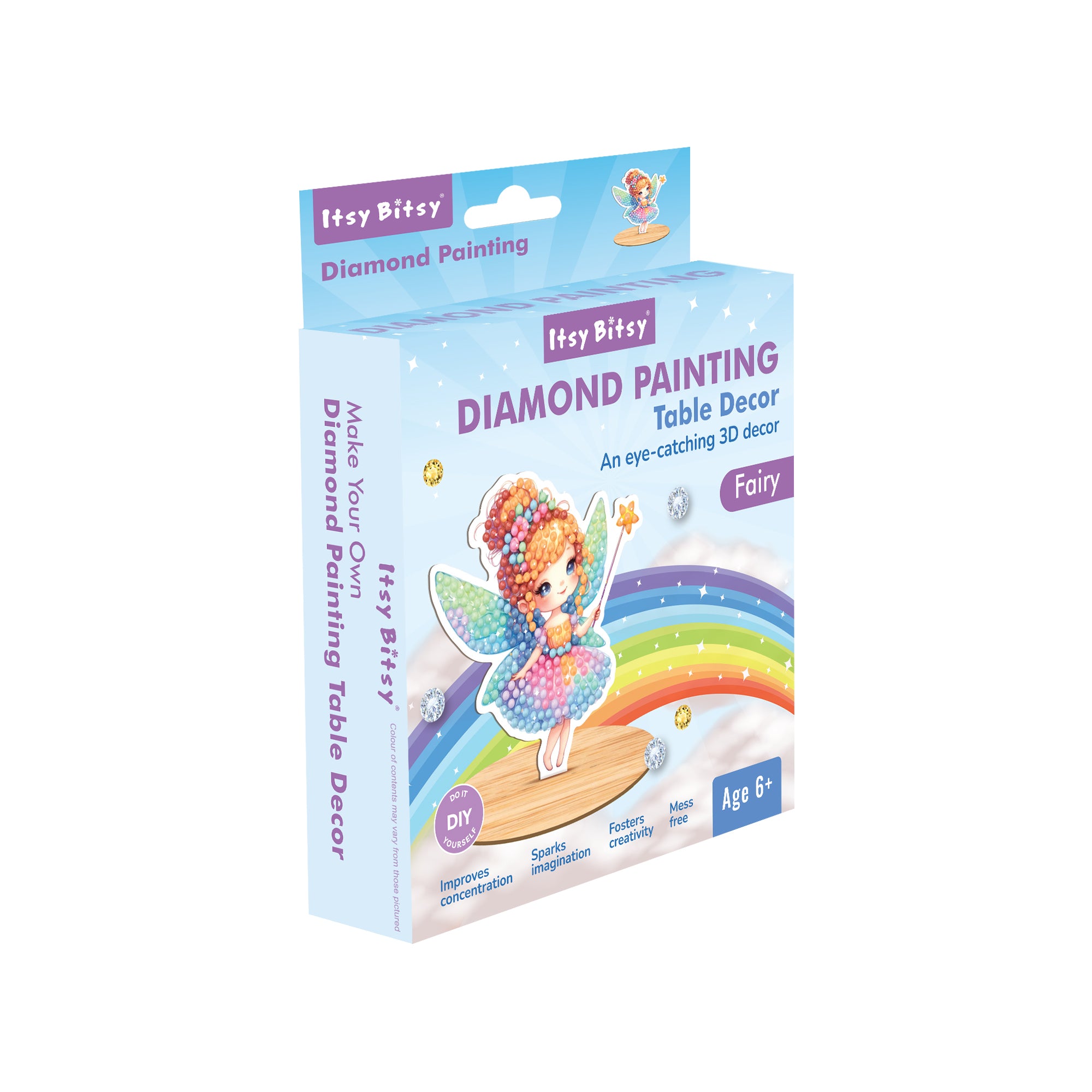 Diamond Painting Table Decor Fairy 10.5 X 11.2cm 1pc Box
