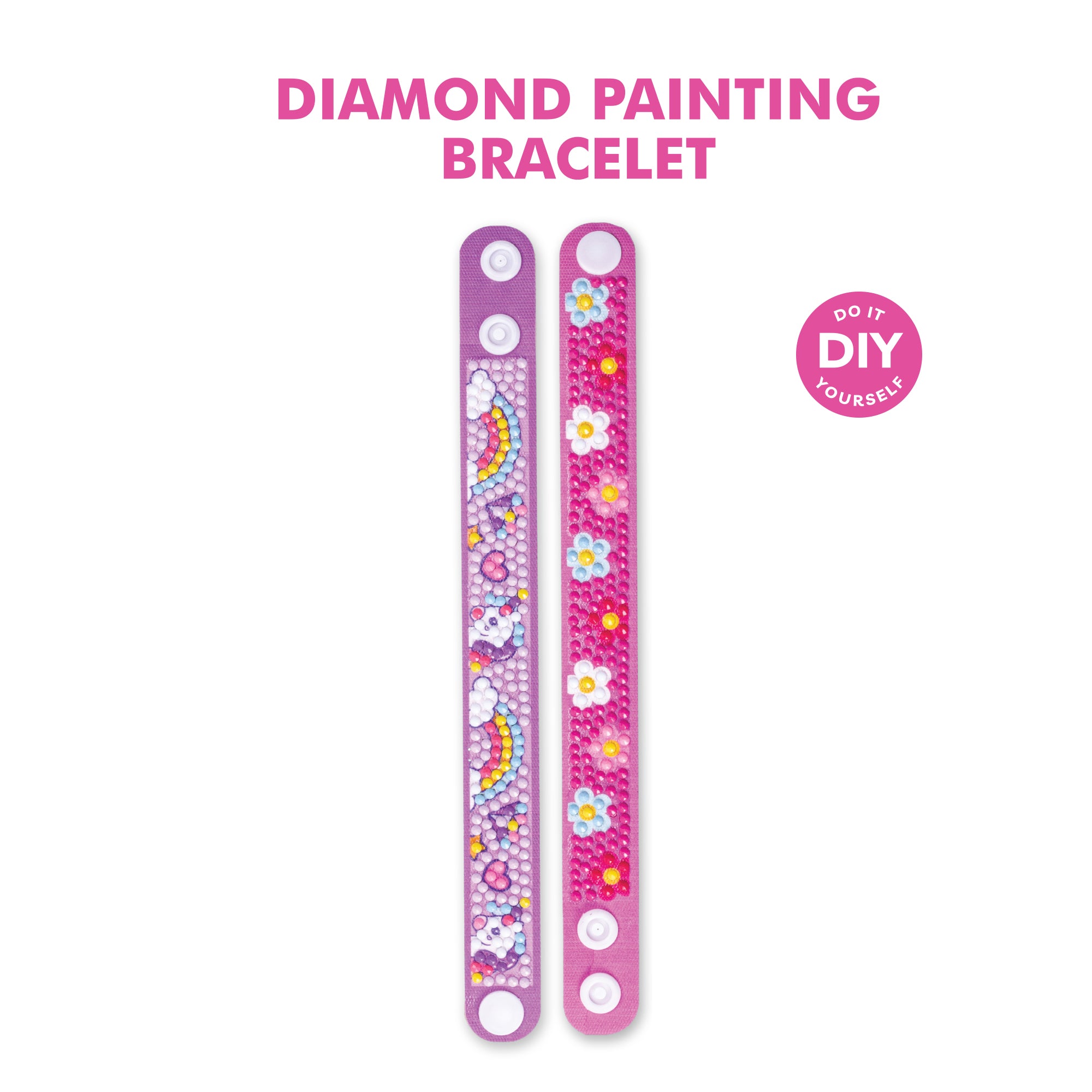 Diamond Art Bracelets 2 X 20.5 cm 2pc Box