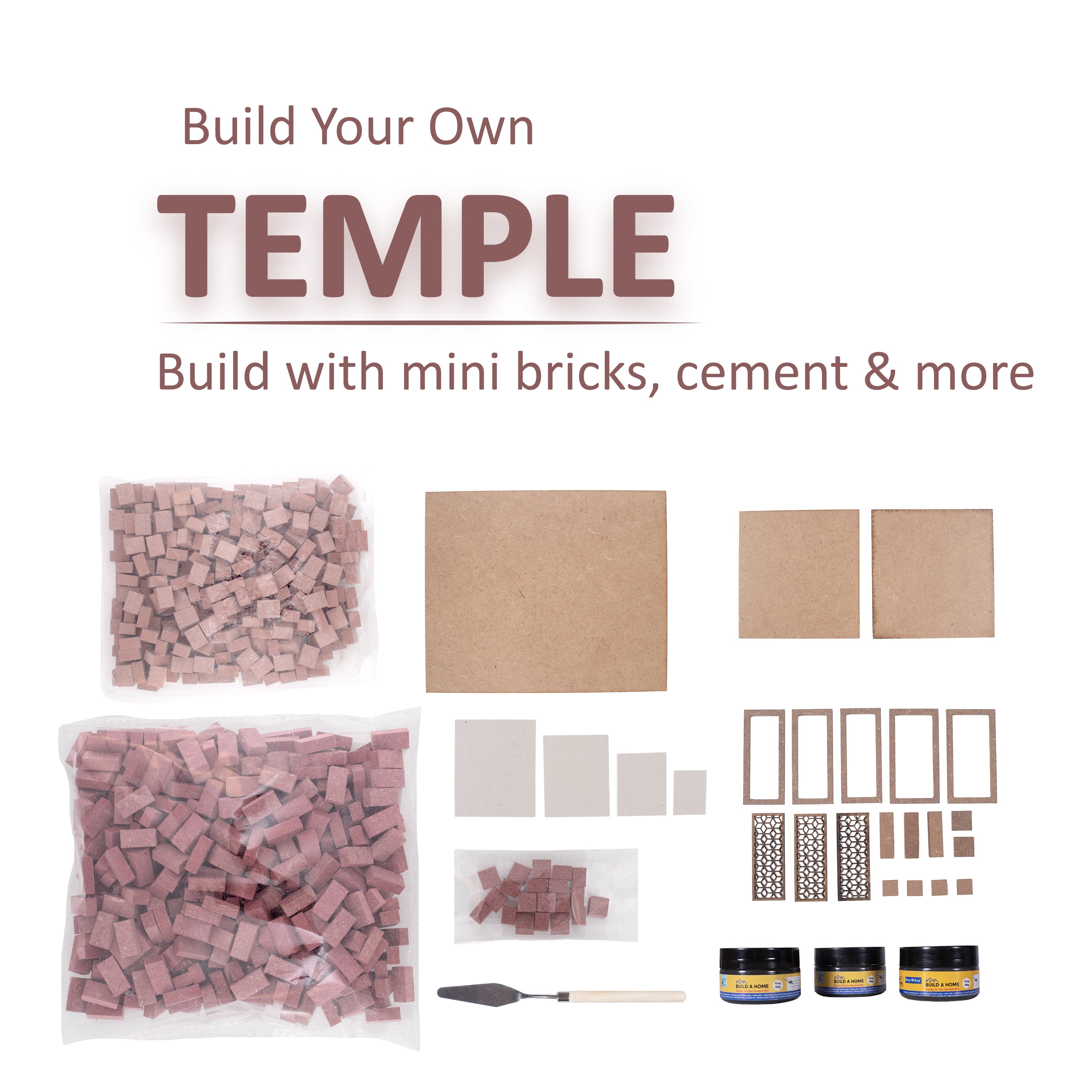 DIY Build Your Own Temple Kit Box