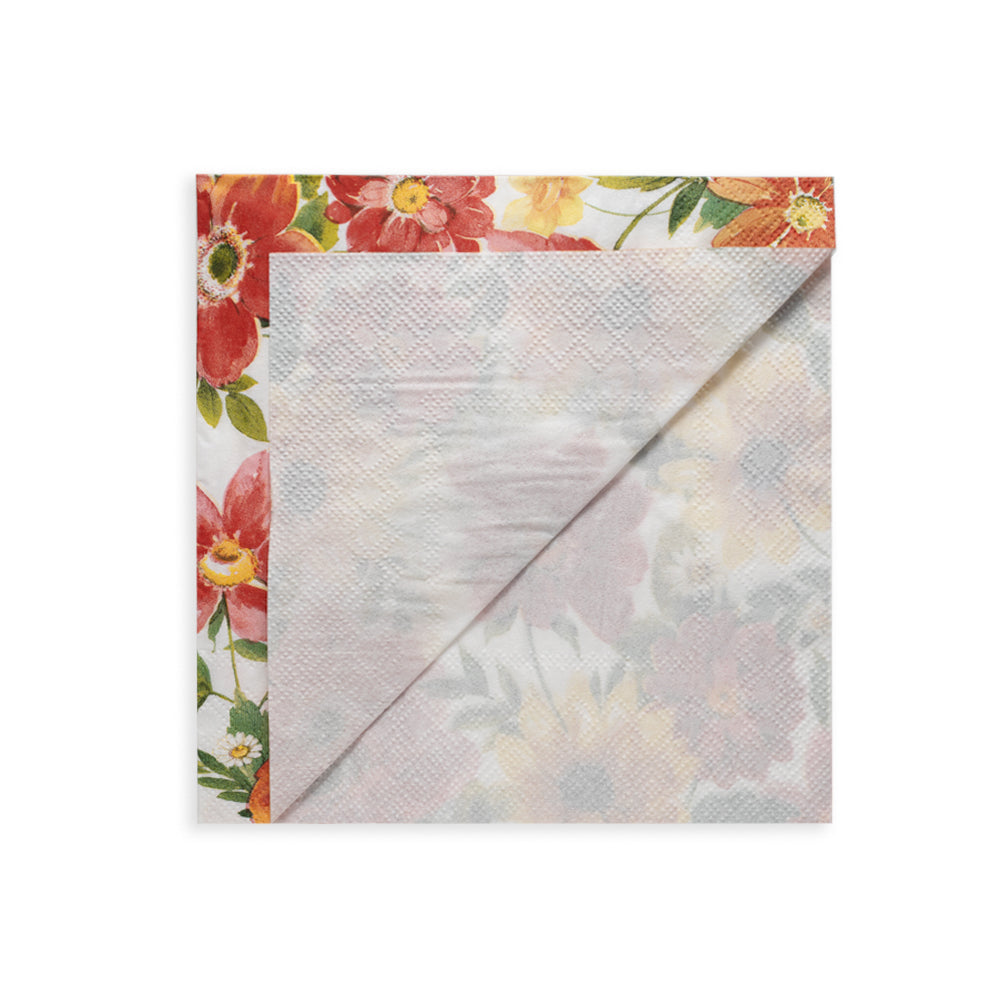 Decoupage Napkin Floral Panorama 13 X 13inch 3ply 1pc