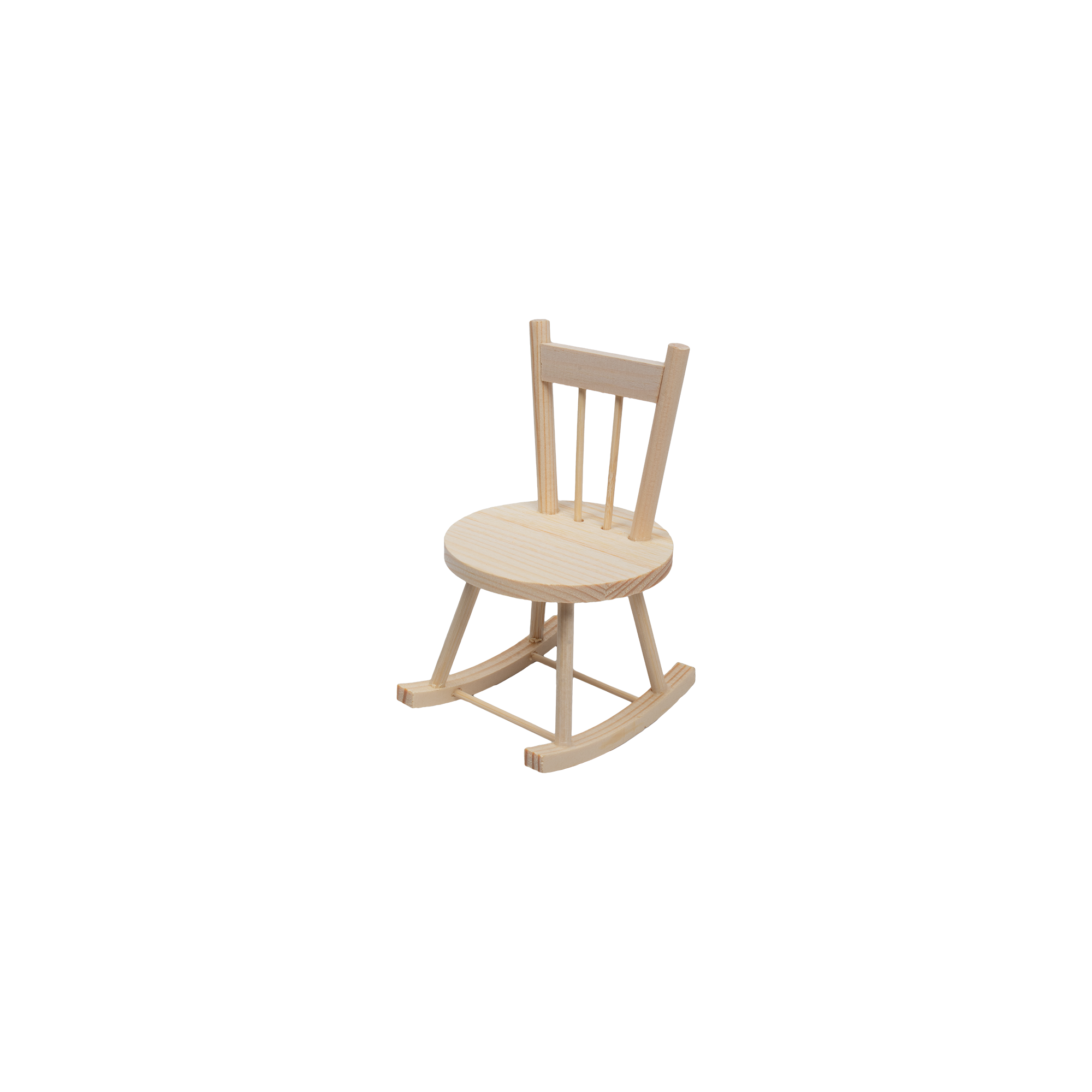 Pinewood Rocking Chair L3.4 x W3.7 x H5.7 1pc