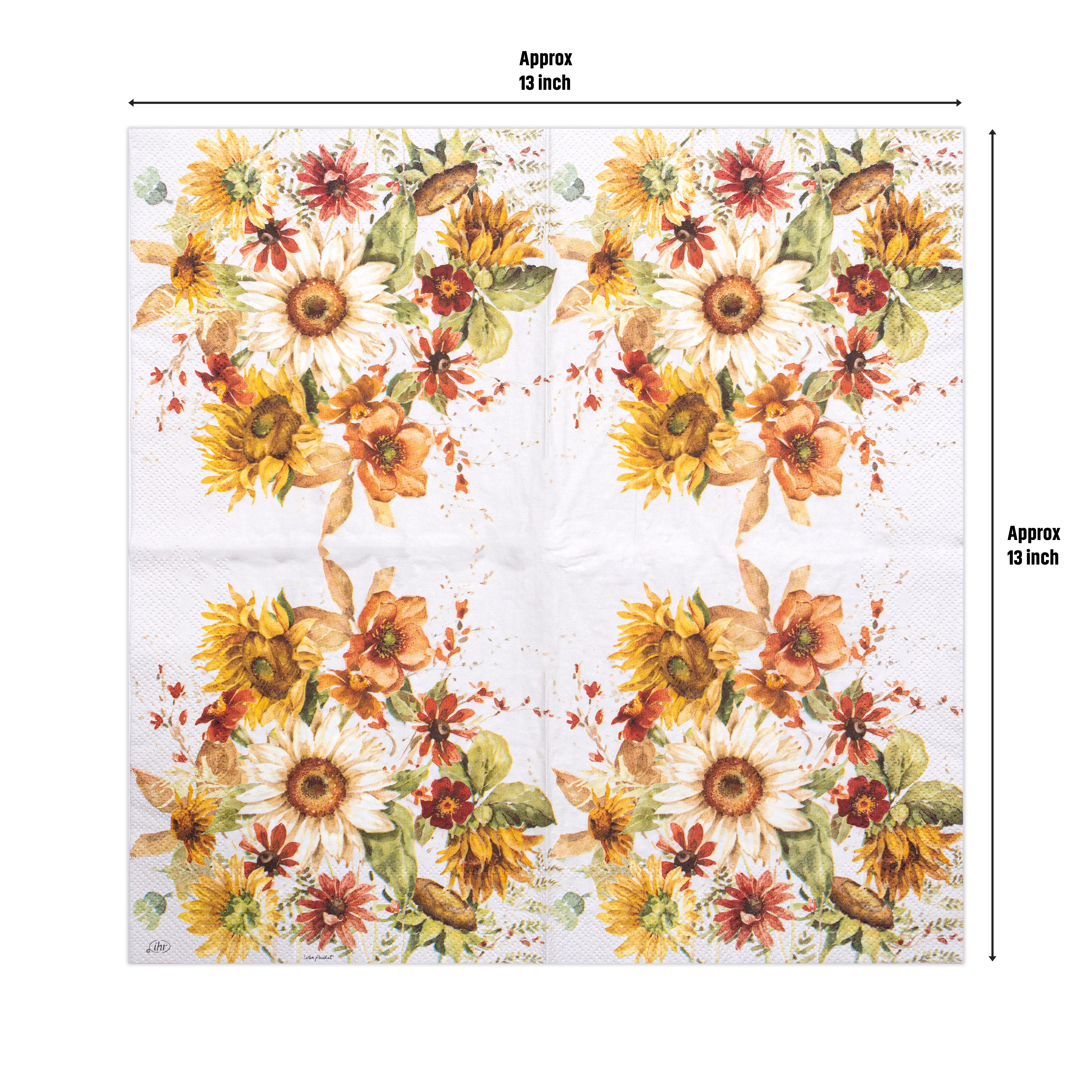 Decoupage Napkin Blossom Bounty 13 X 13inch 3PLY 1pc