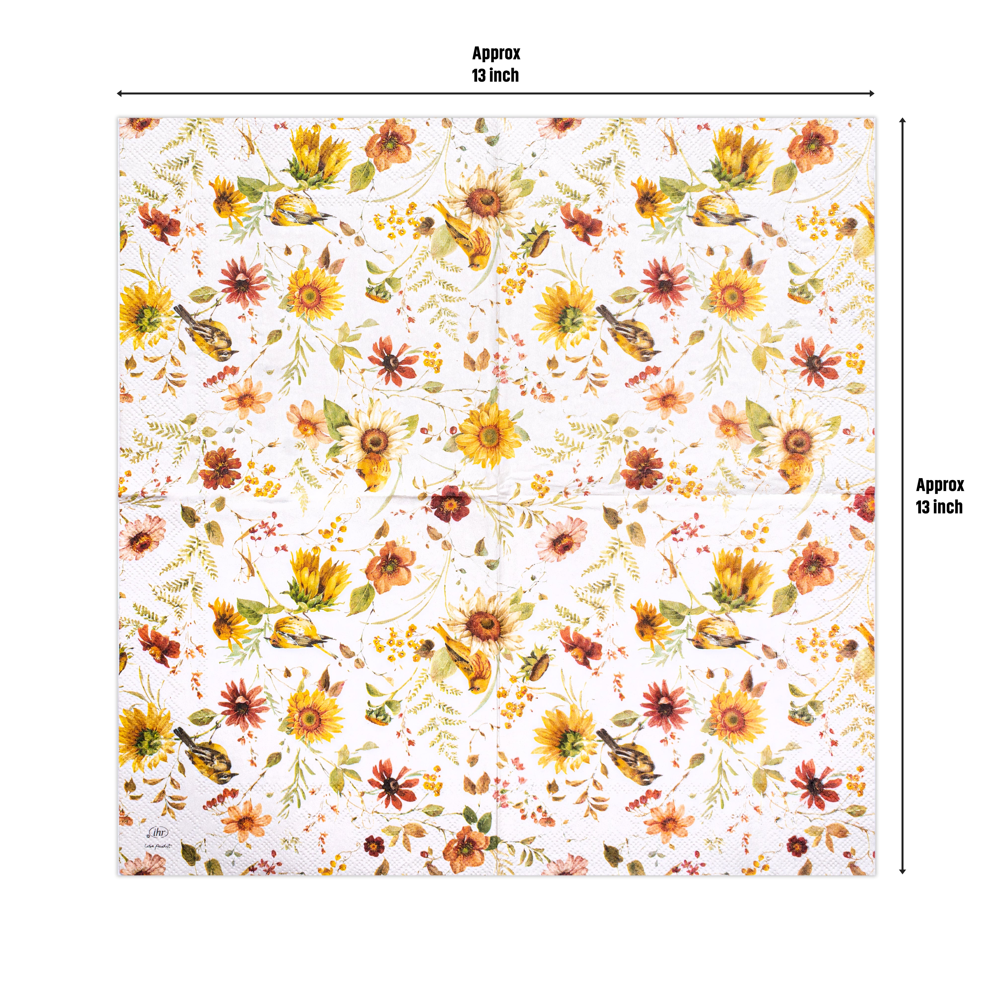 Decoupage Napkin Blossom Bonanza 13 X 13inch 3PLY 1pc