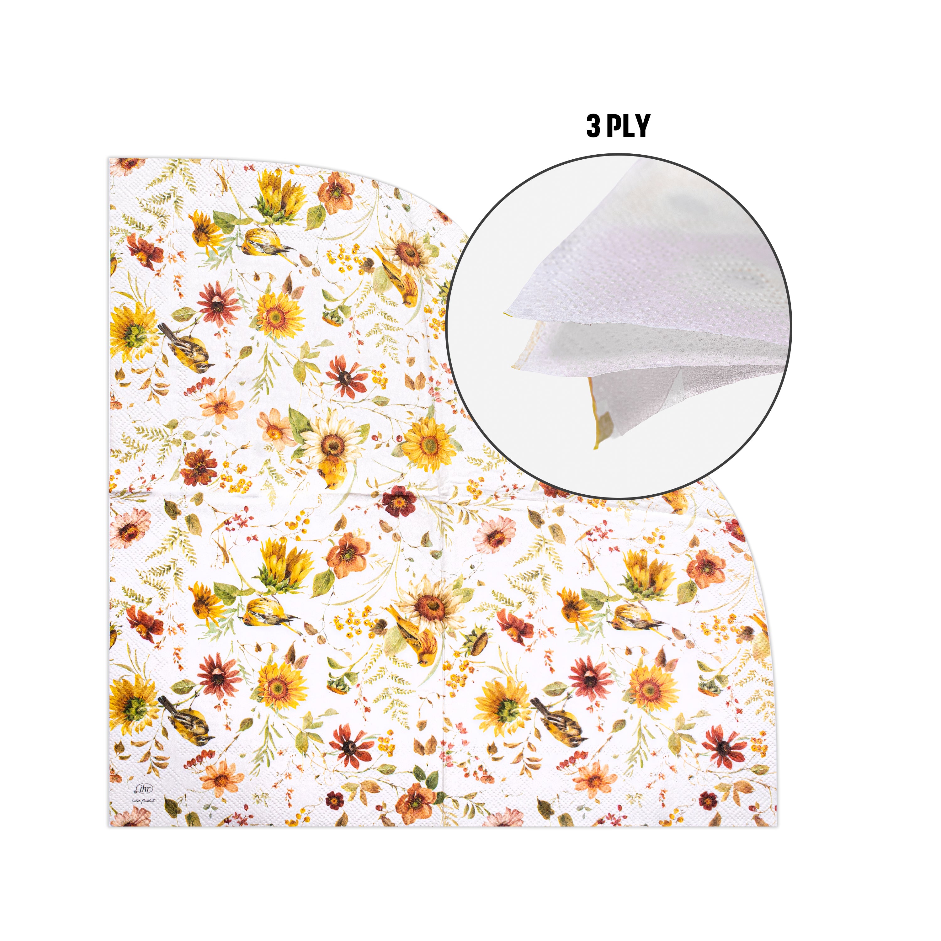 Decoupage Napkin Blossom Bonanza 13 X 13inch 3PLY 1pc