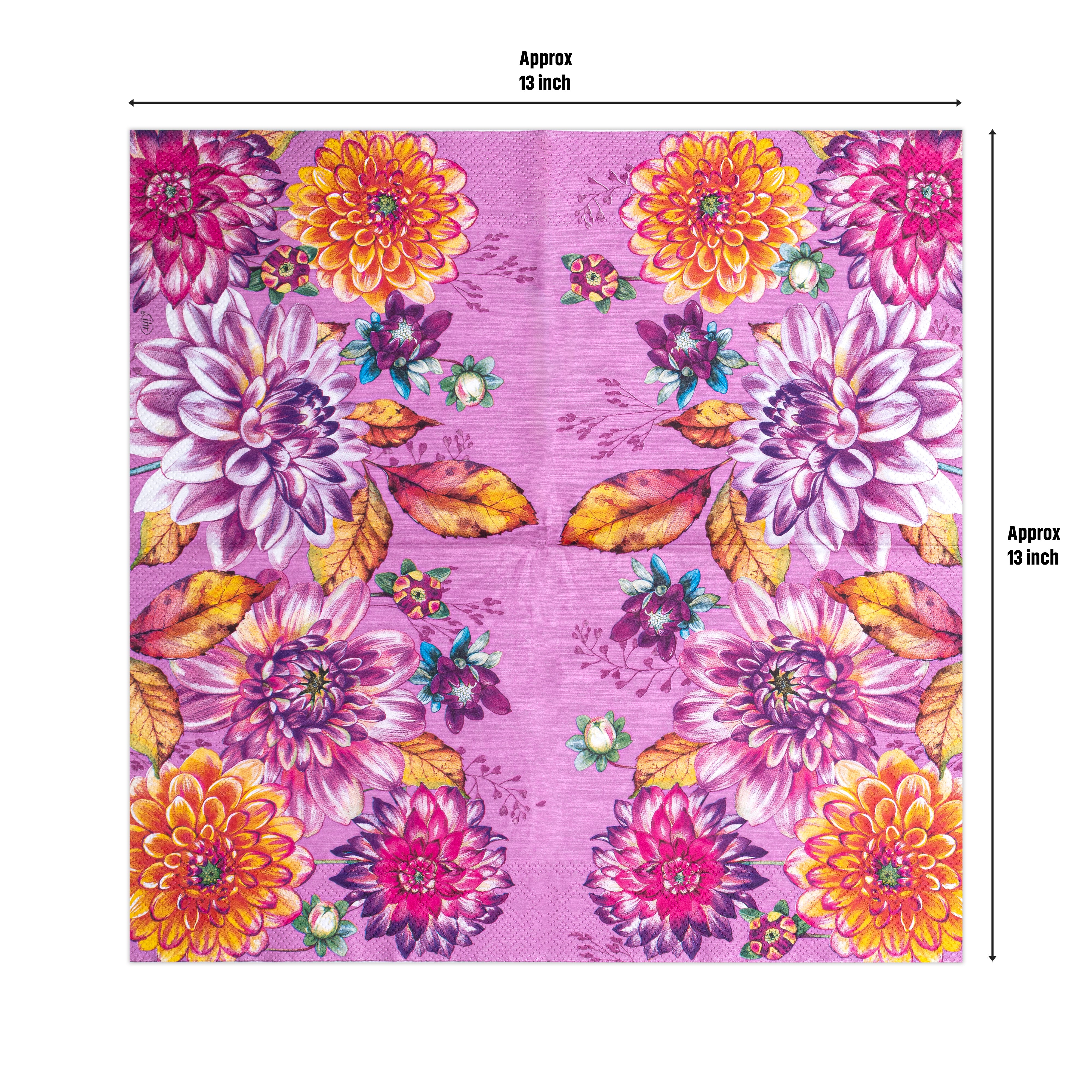 Decoupage Napkin Blooming Meadow 13 X 13inch 3PLY 1pc
