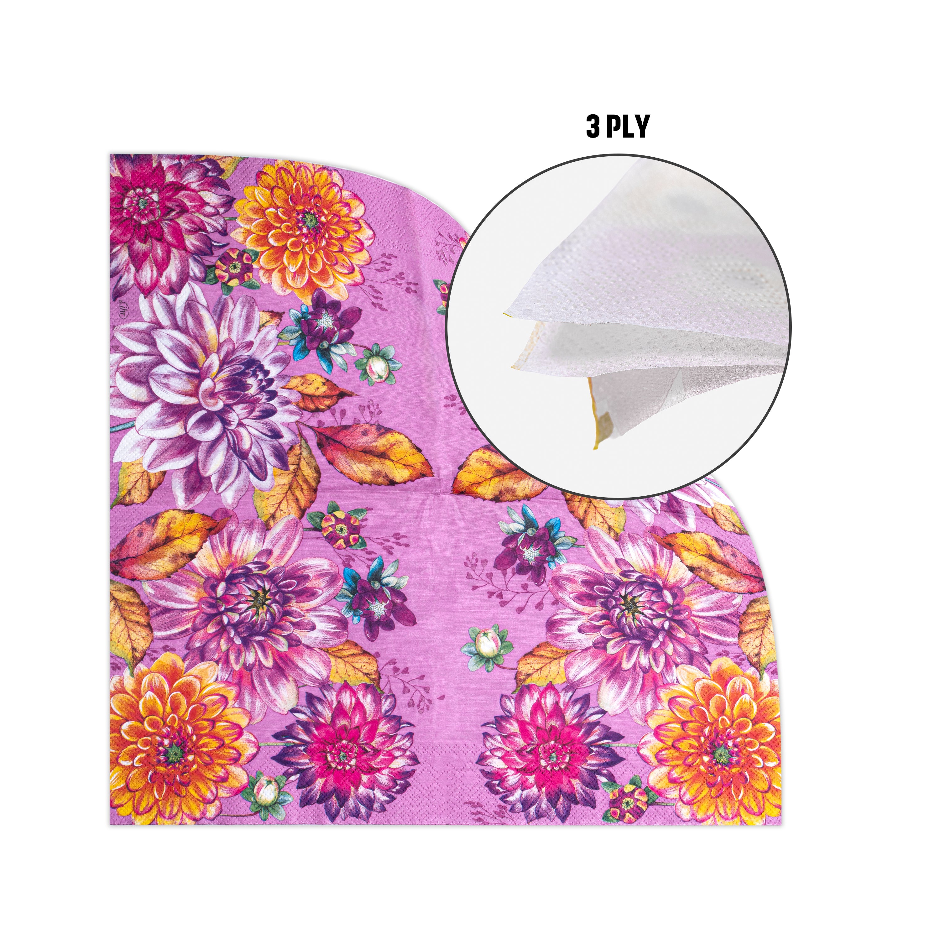 Decoupage Napkin Blooming Meadow 13 X 13inch 3PLY 1pc