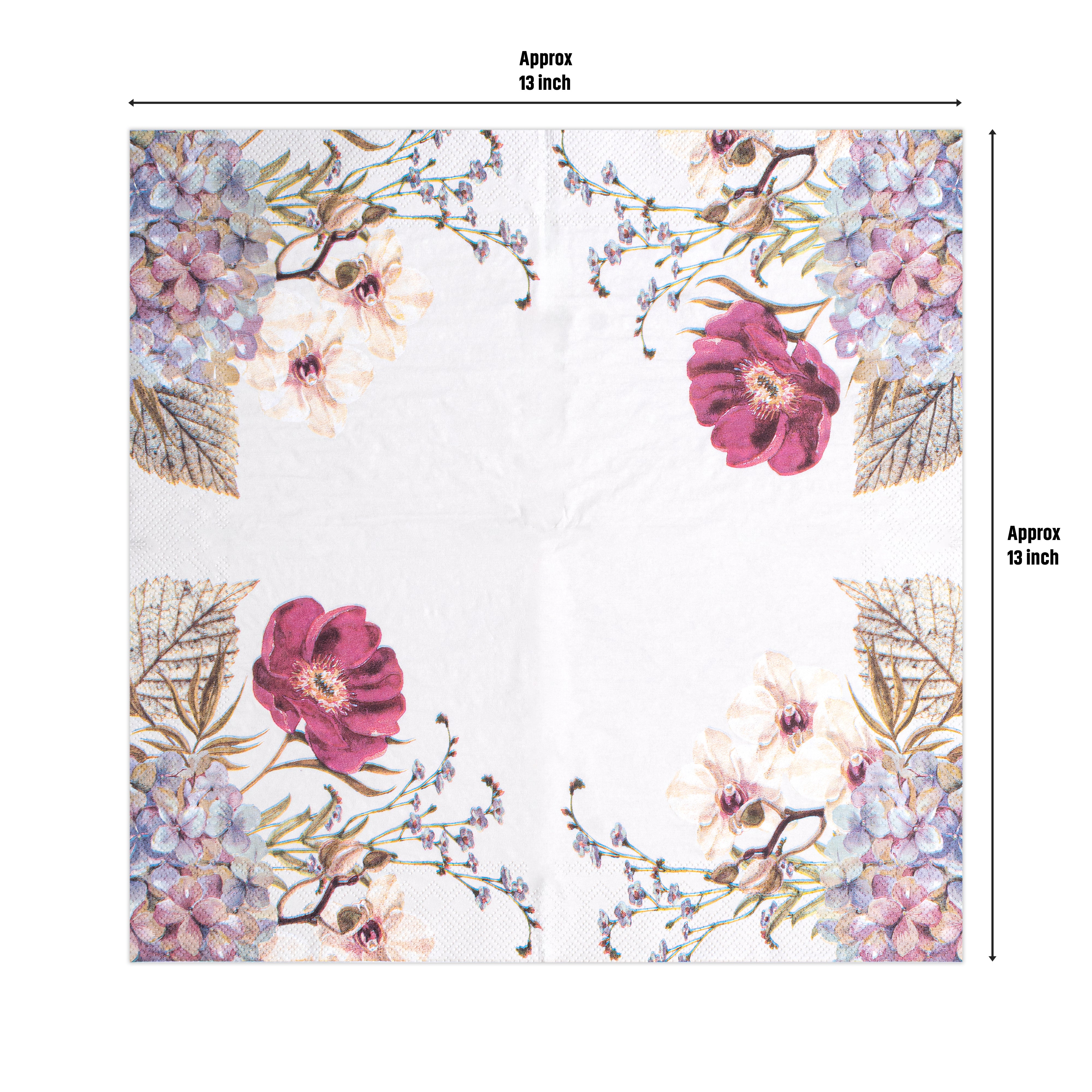 Decoupage Napkin Blossom View 13 X 13inch 3PLY 1pc