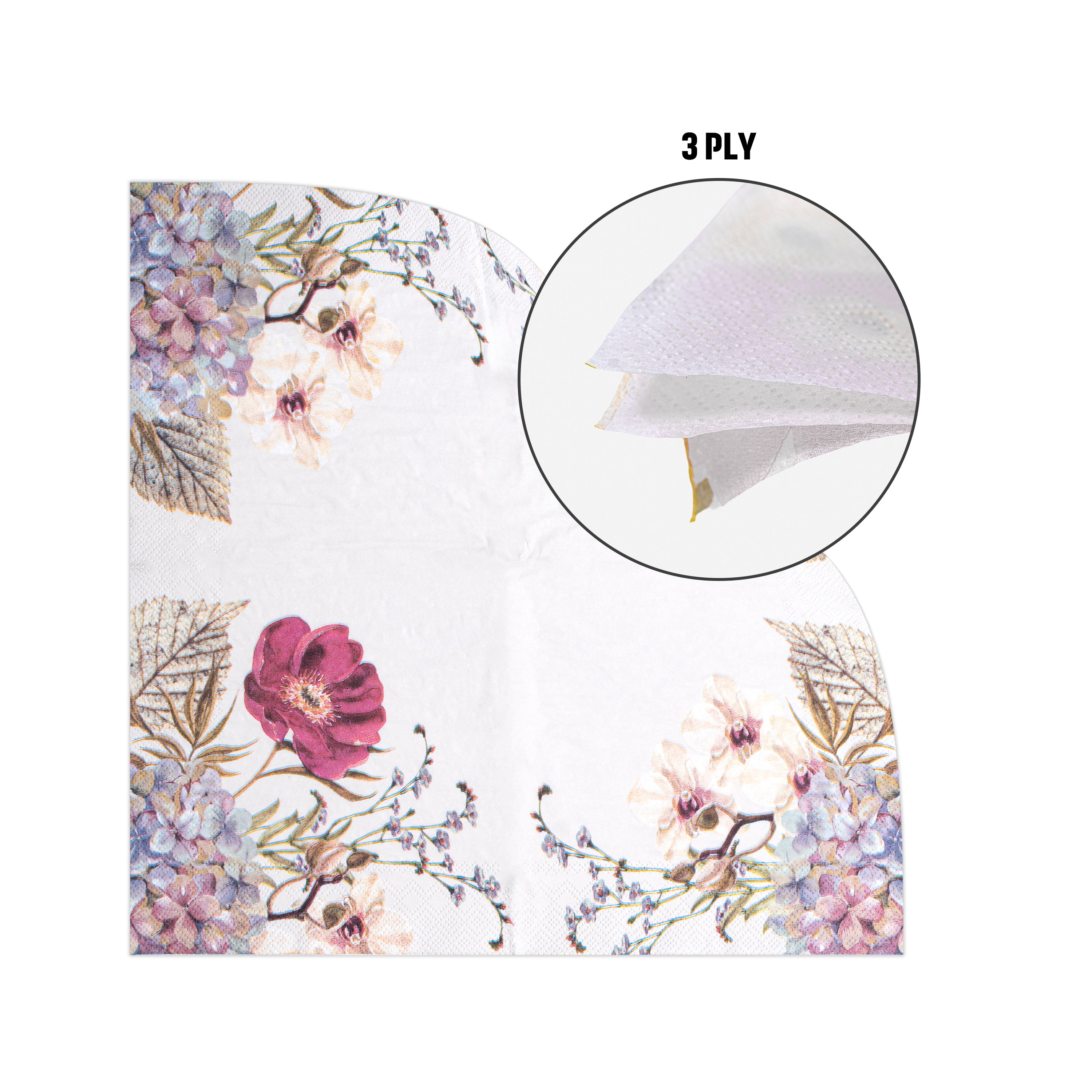 Decoupage Napkin Blossom View 13 X 13inch 3PLY 1pc