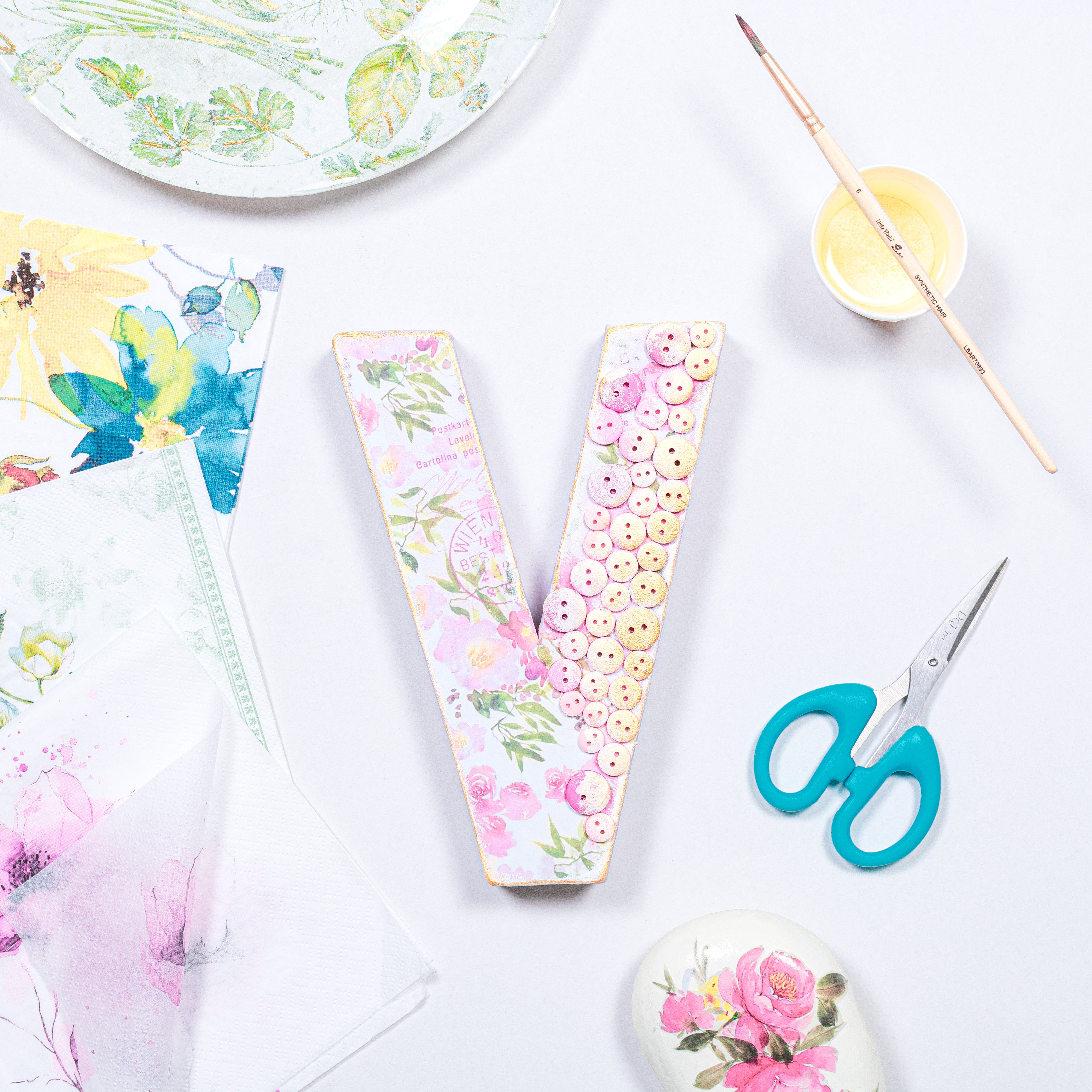 Decoupage Napkin Blossom Charm 13 X 13inch 3PLY 1pc