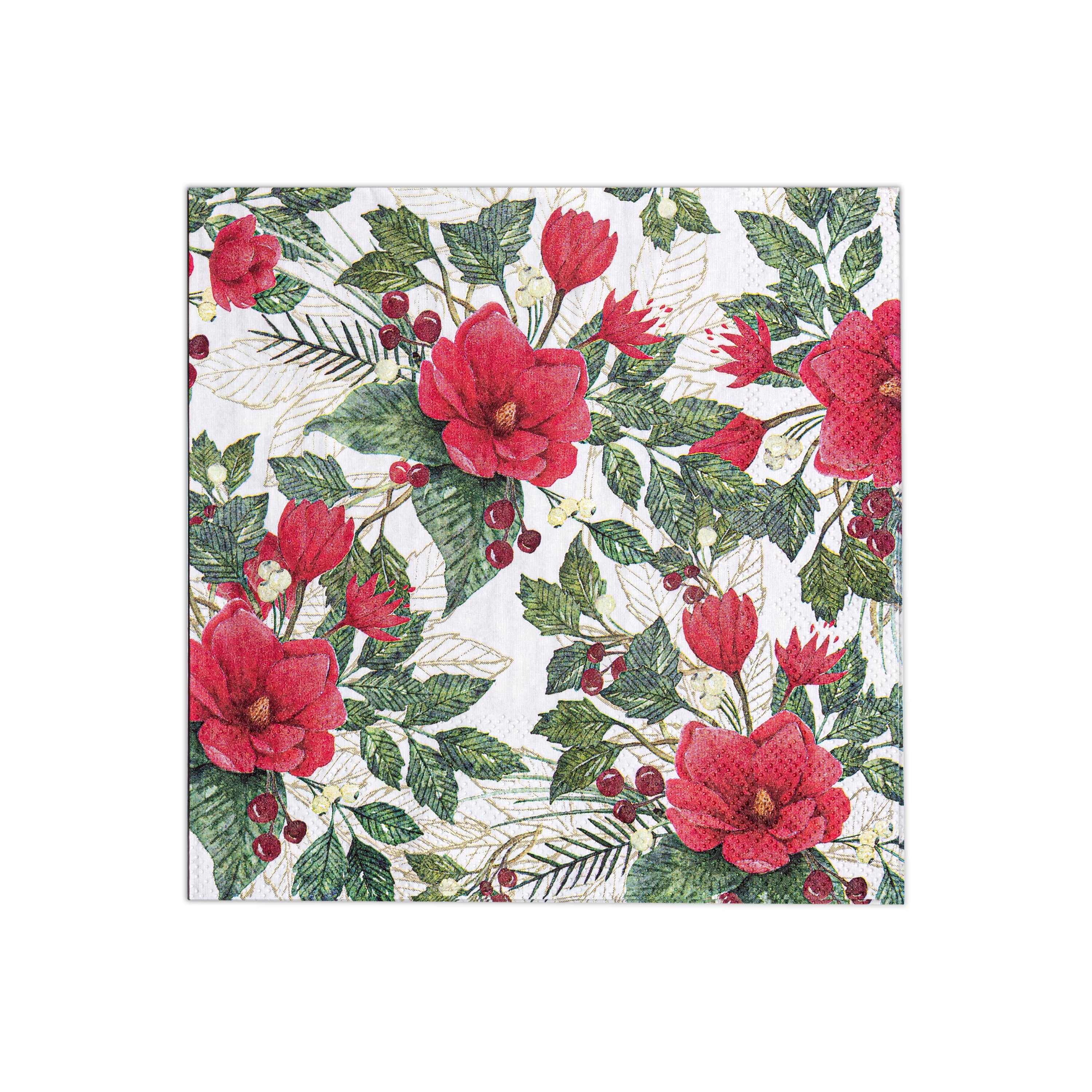 Decoupage Napkin scarlet Magnolia 13 X 13inch 3PLY 1pc