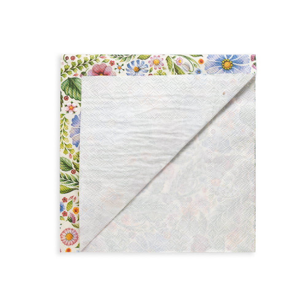 Decoupage Napkin Floral Spectacle 13 X 13inch 3ply 1pc