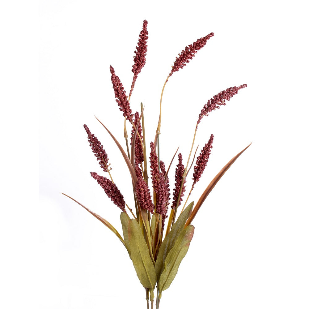 Artificial Flower Canary Grass Brown 18Inch