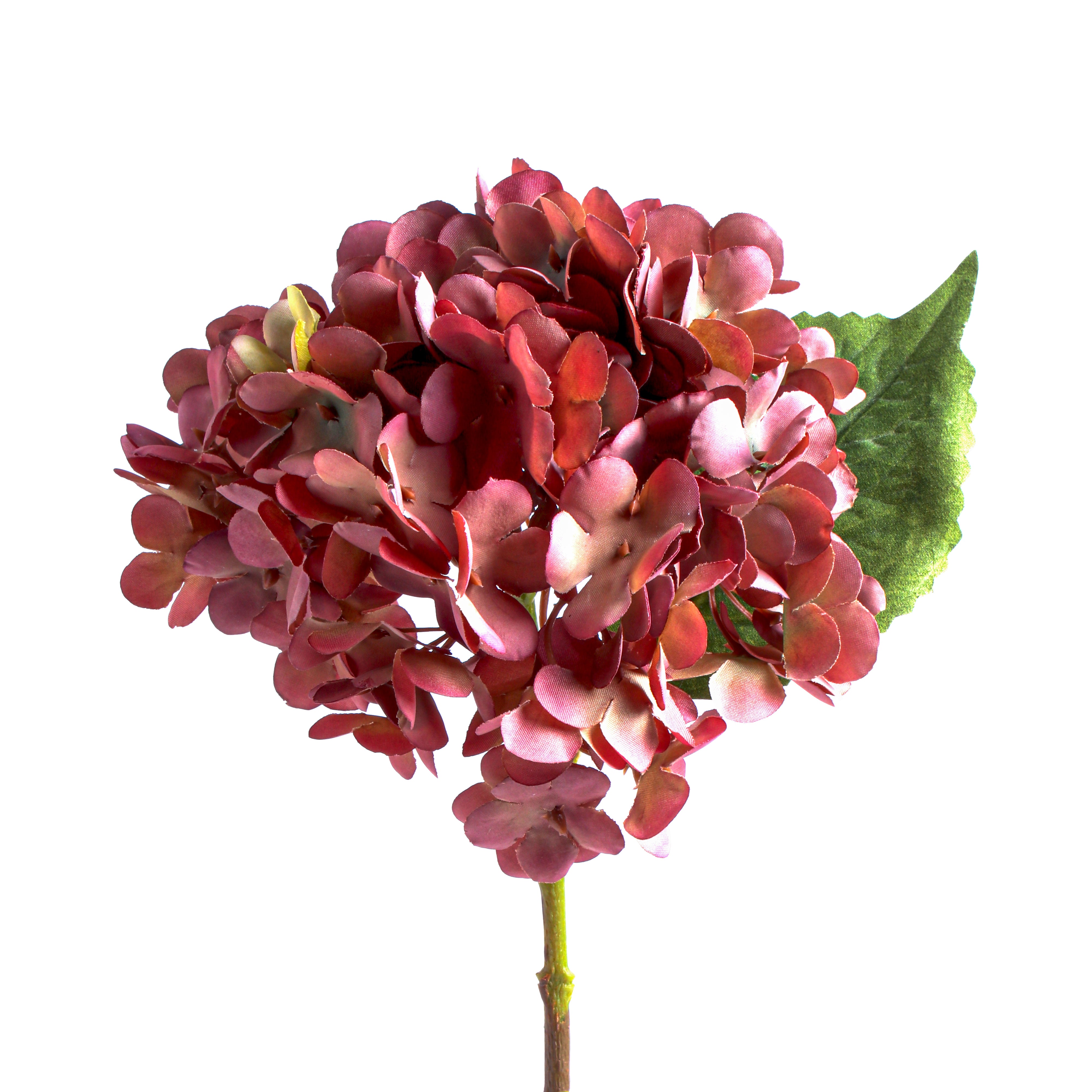 Artificial Flower Hydrangea Dusty Pink 14Inch