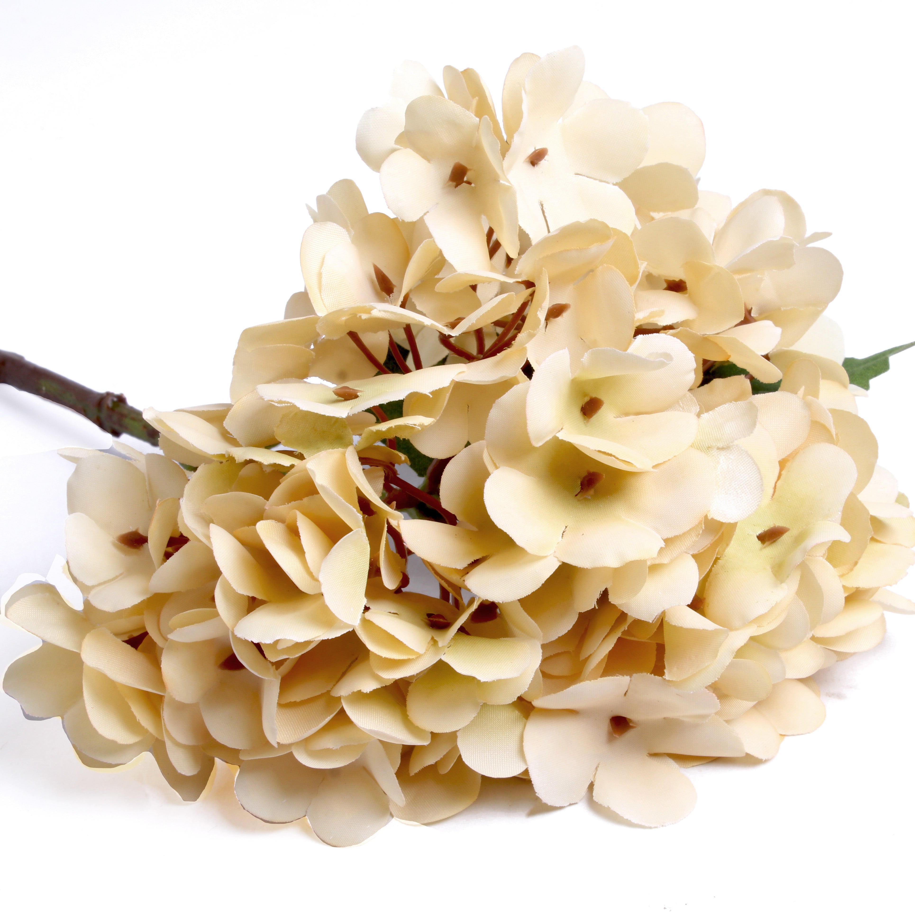 Artificial Flower Hydrangea Off White 14Inch
