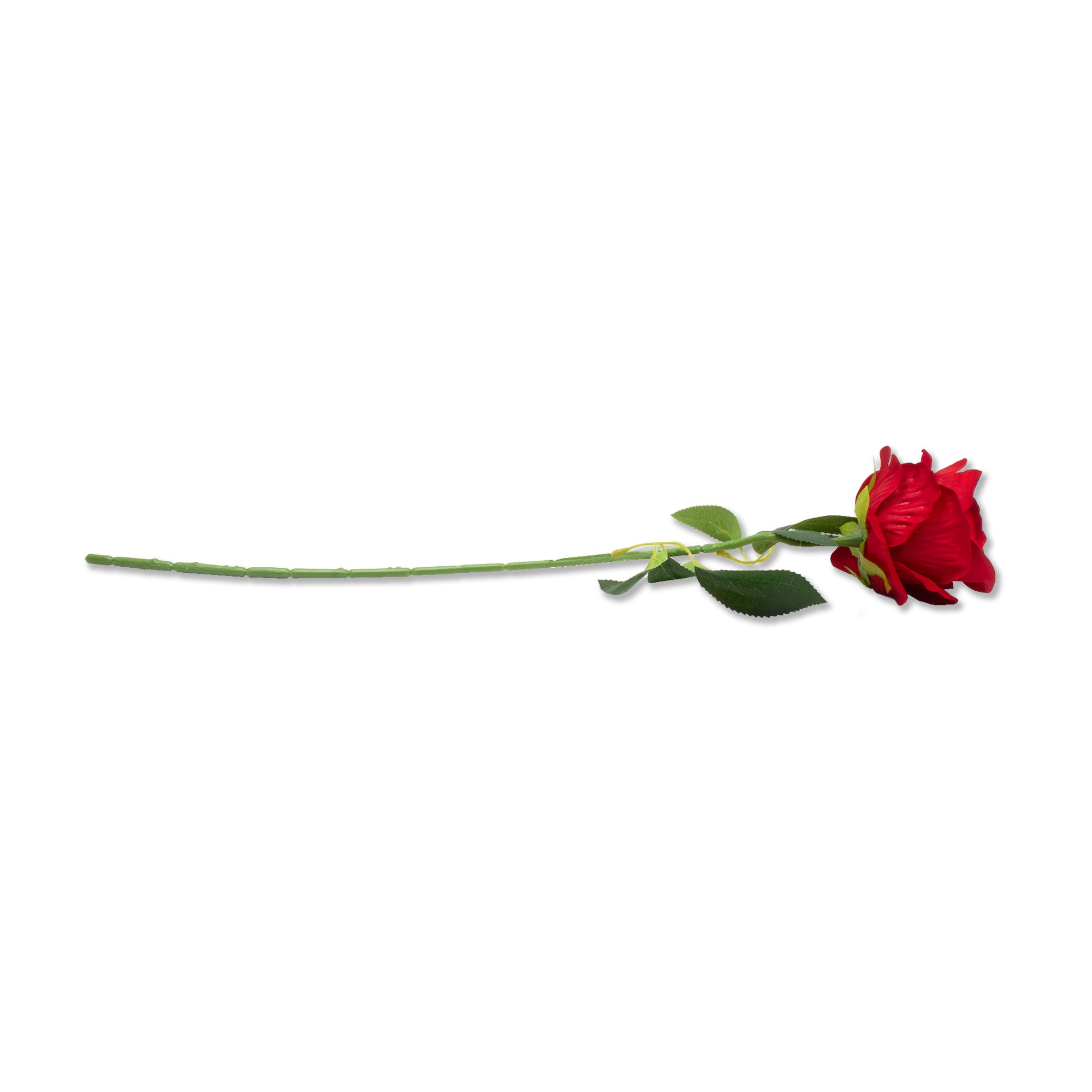 Artificial Flower Rose Red 20inch 1Stem