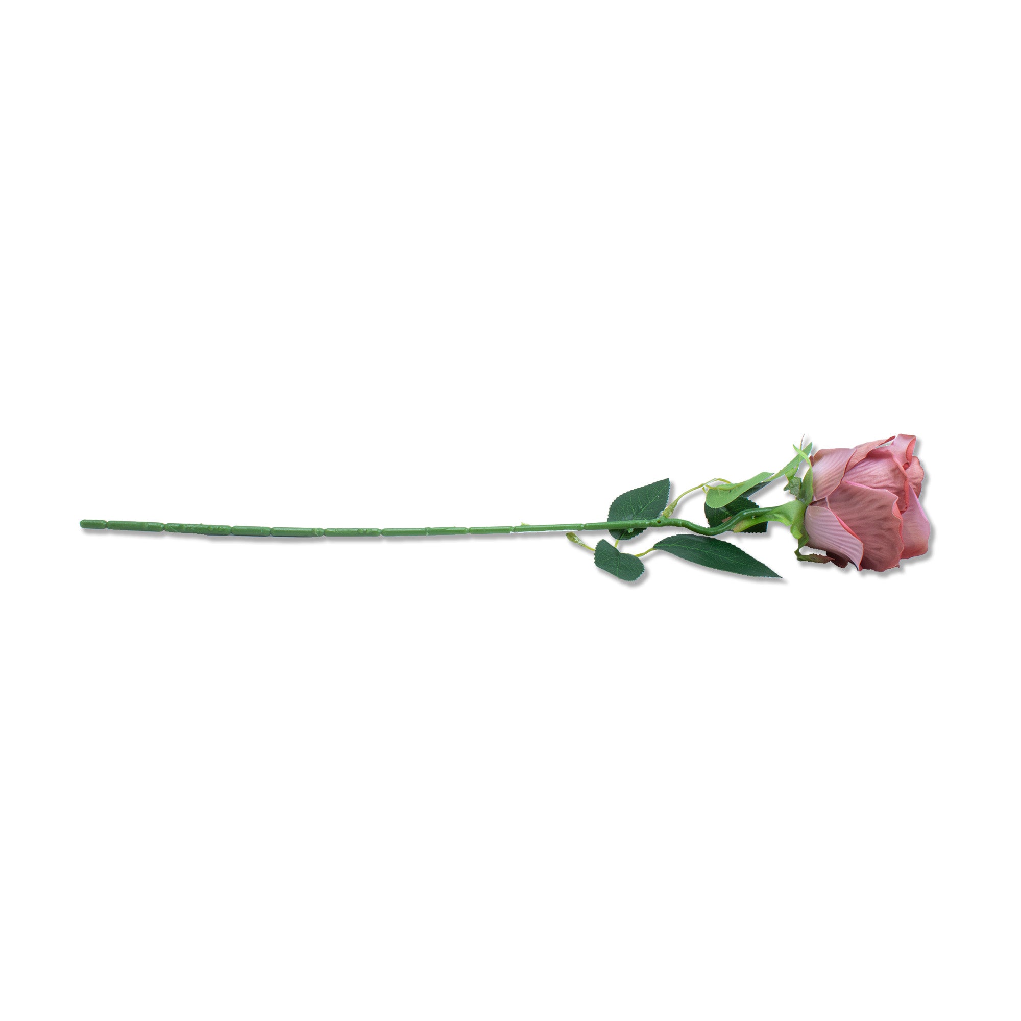 Artificial Flower Rose Light Brown 20inch 1Stem
