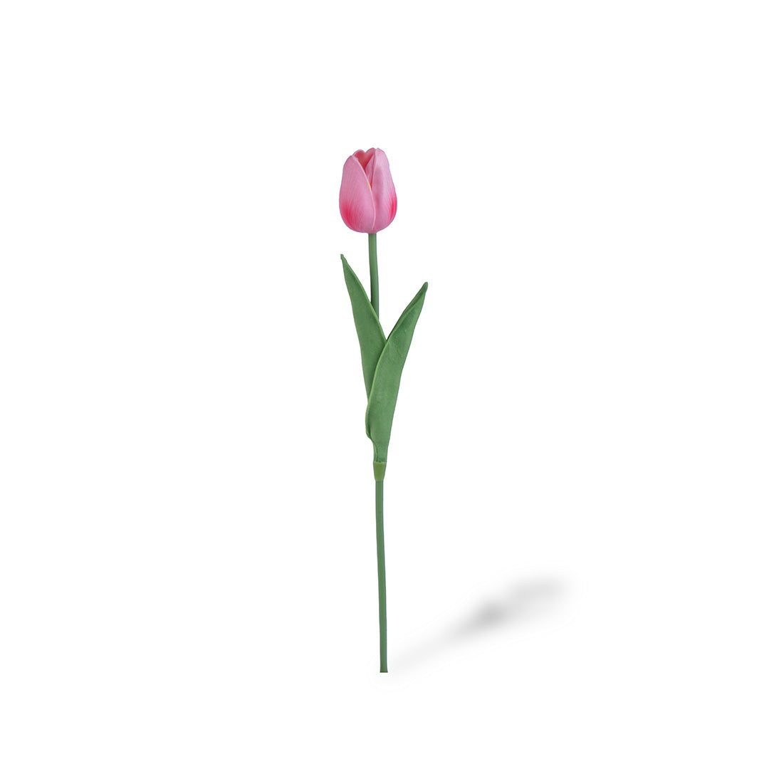 Artificial Flower Tulip Pink 13inch 1pc