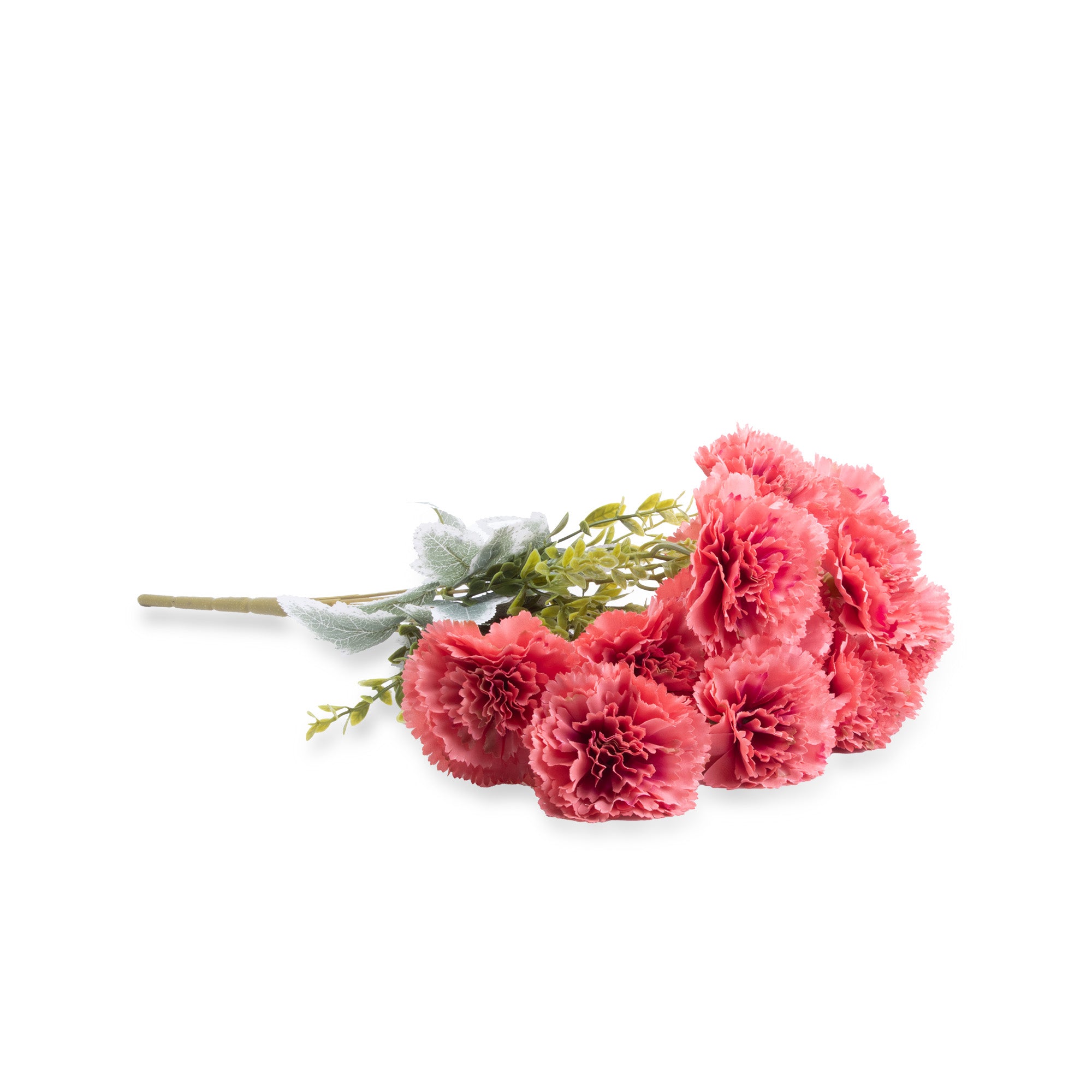 Artificial Flower Carnation Coral pink 17.5inch 1 Bunch