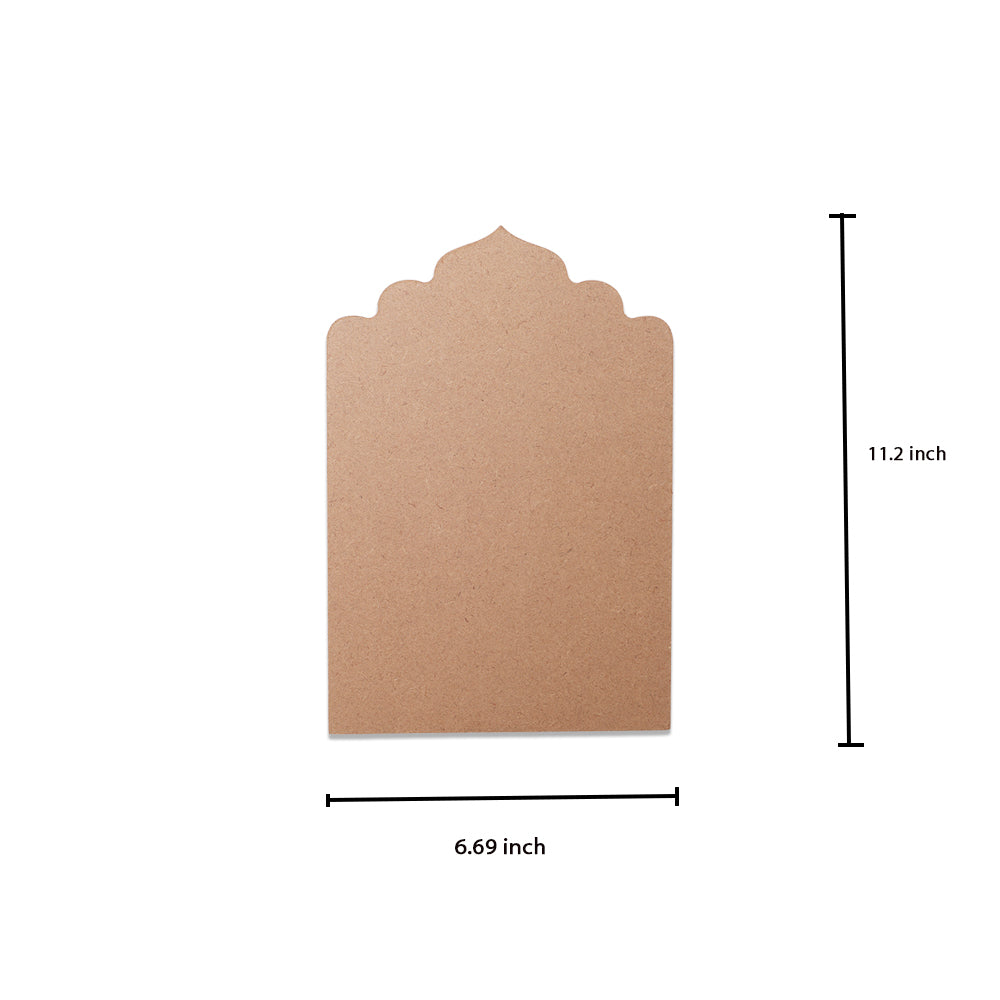 MDF Base Jharokha Approx 11.2 X 6.69Inch 1 Pc