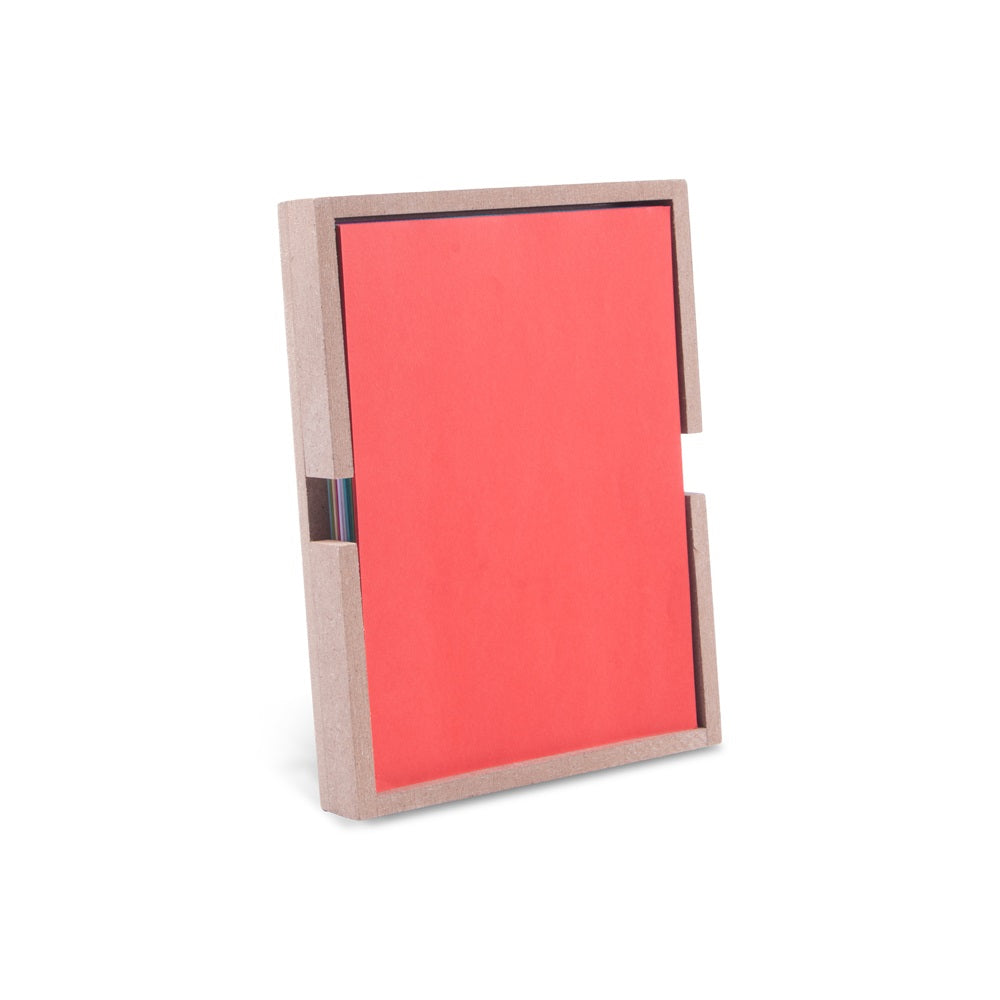 MDF Paper Organizer Tray 75 Sheets 80gsm Approx L 6.37 X W 4.76 X H 0.82in 5mm Thick 1pc