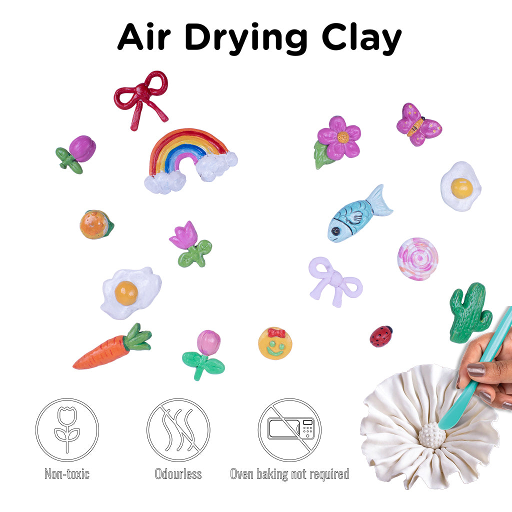 Air Hardening Modelling Clay White 100gms