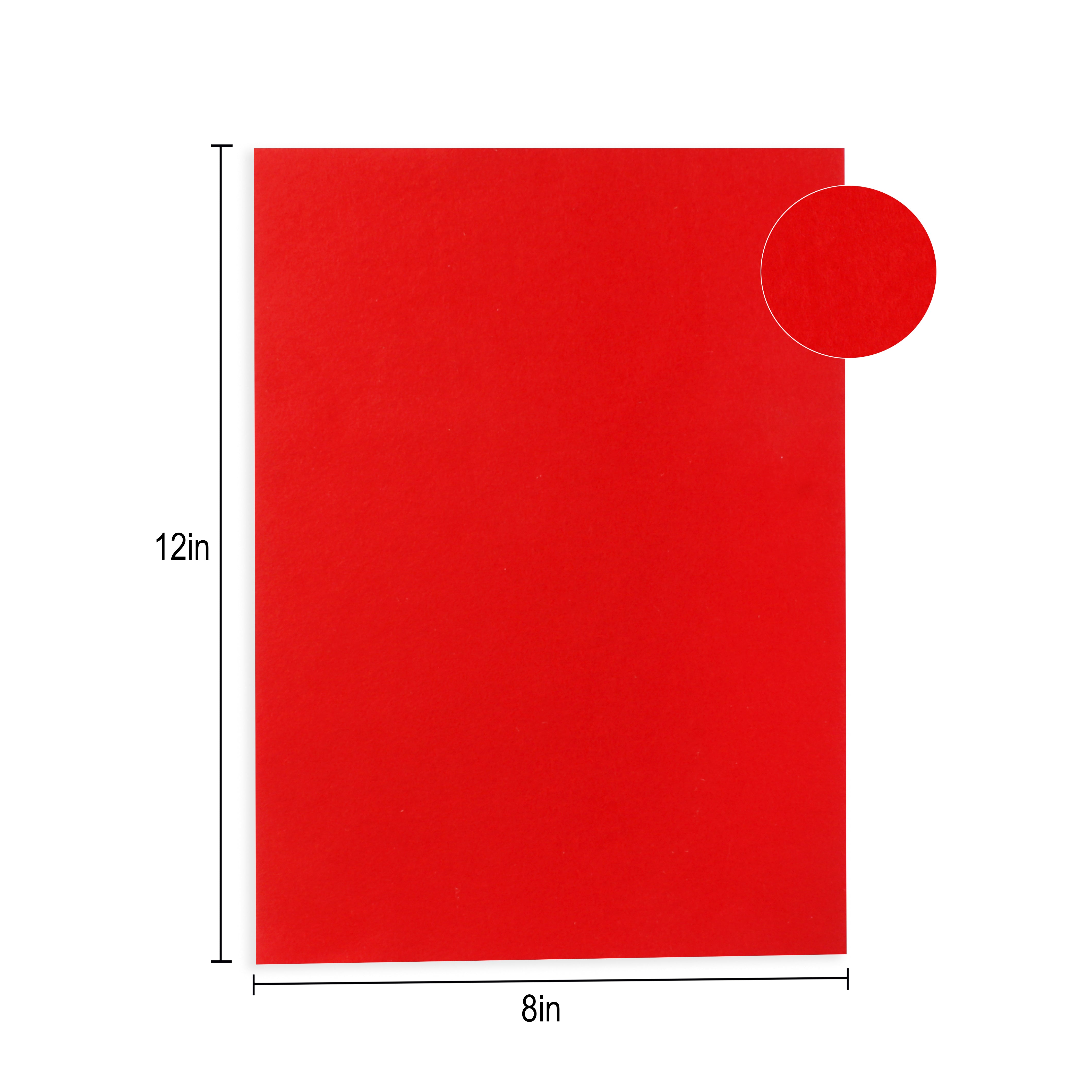 Premium Soft Felt A4 200Gsm Crimson Red 1Sheet Ib