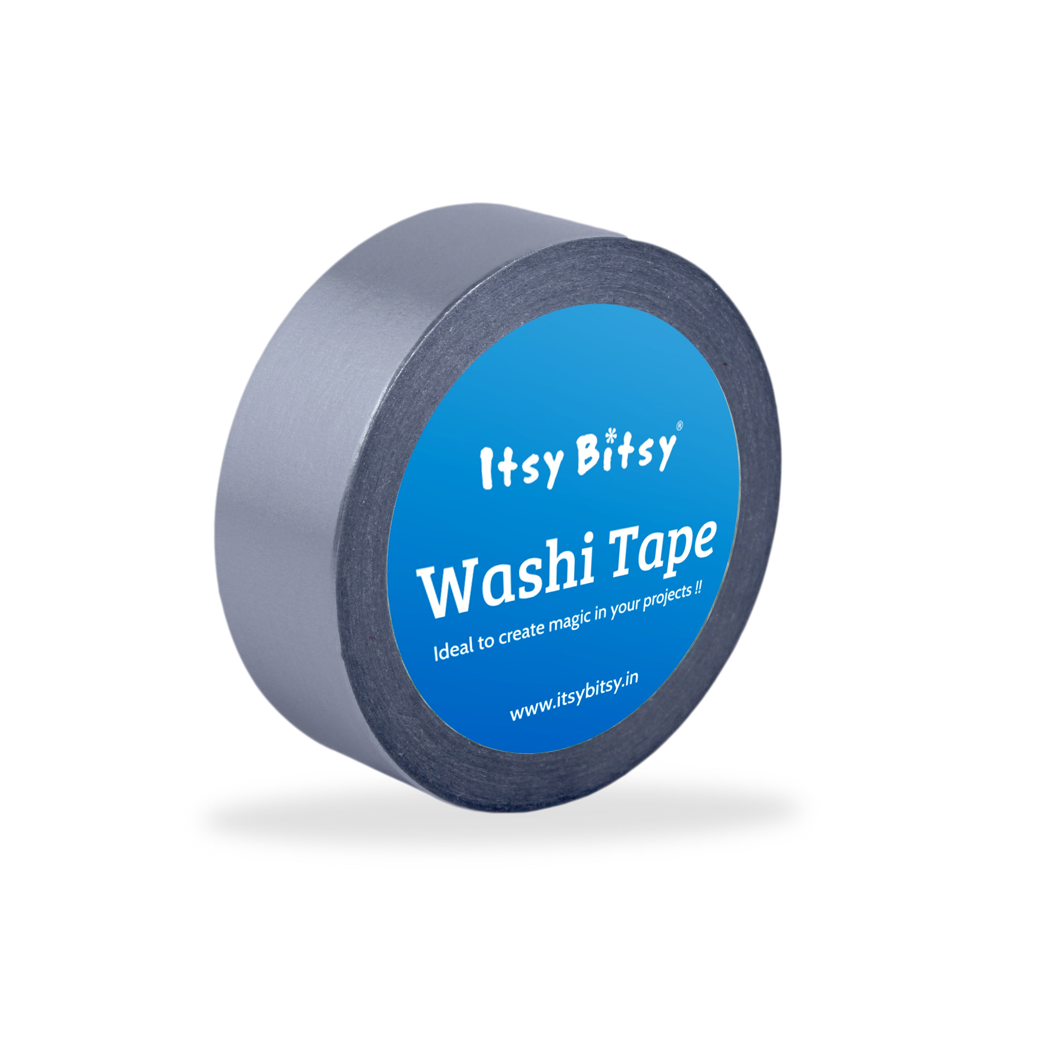 Washi Tape Matte Silver Foil - 15mmx10mtr
