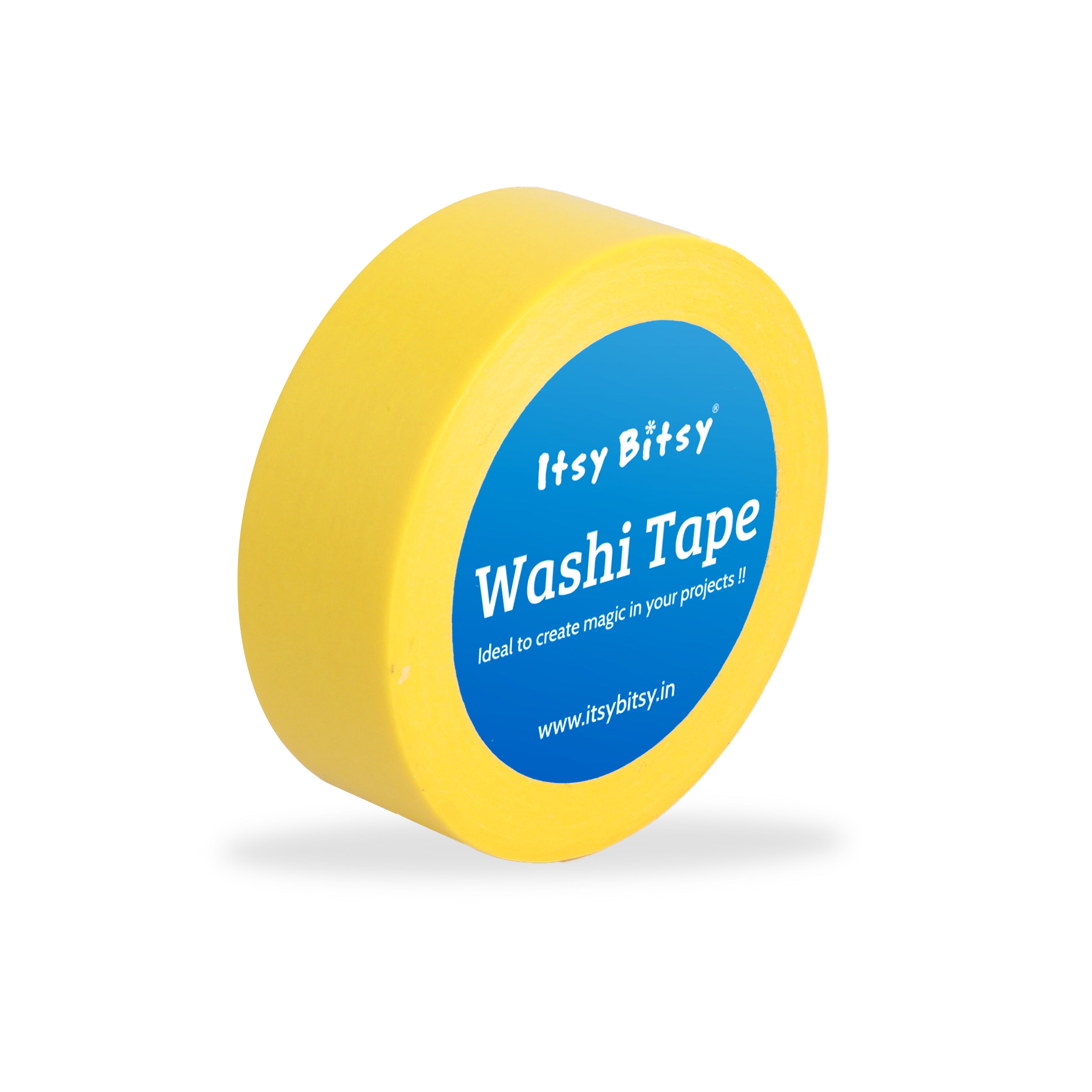 Washi Tape - Sunny Yellow, 15mmx10m 1pc
