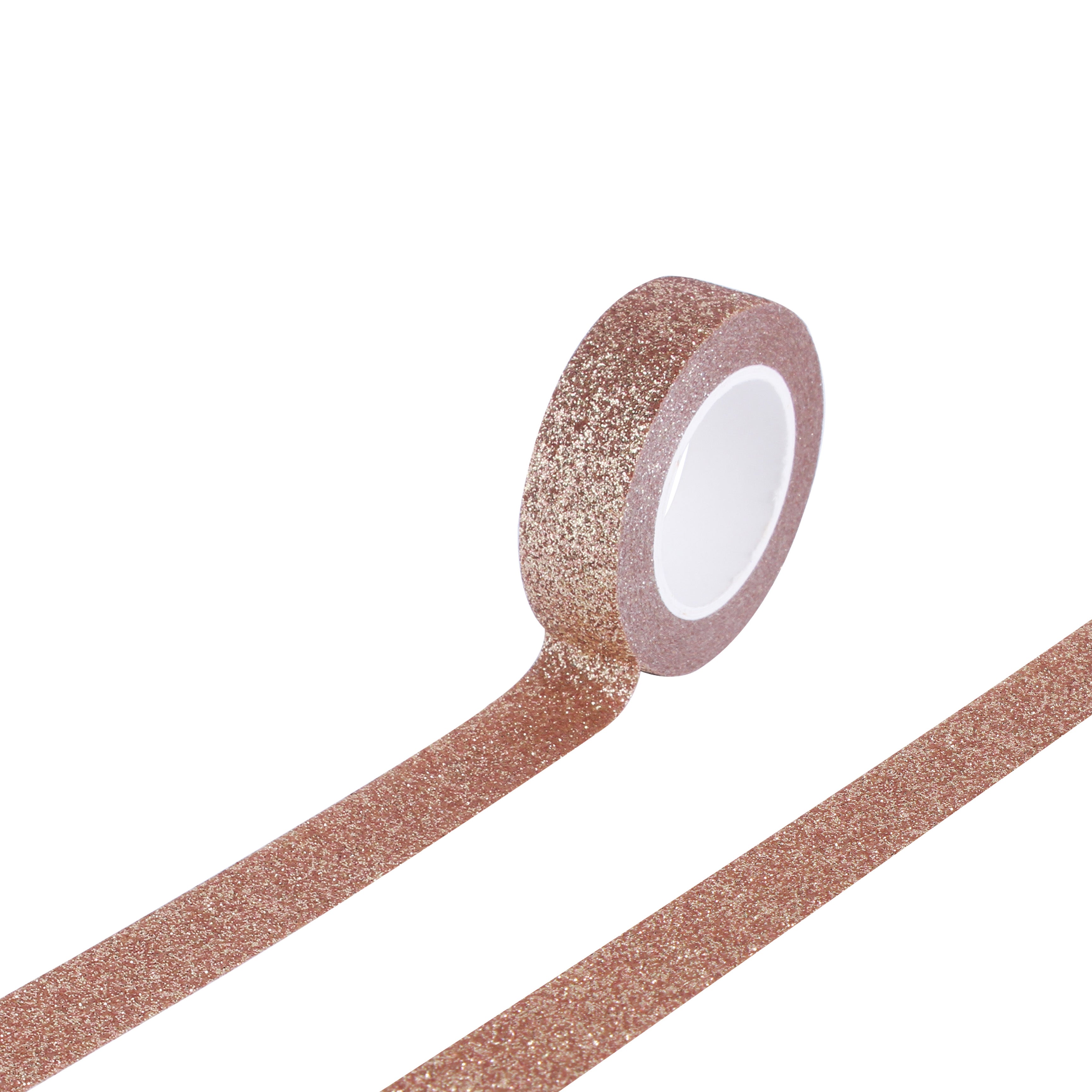 Washi Tape- Chocolate Glitter, 15mm x 5mtr