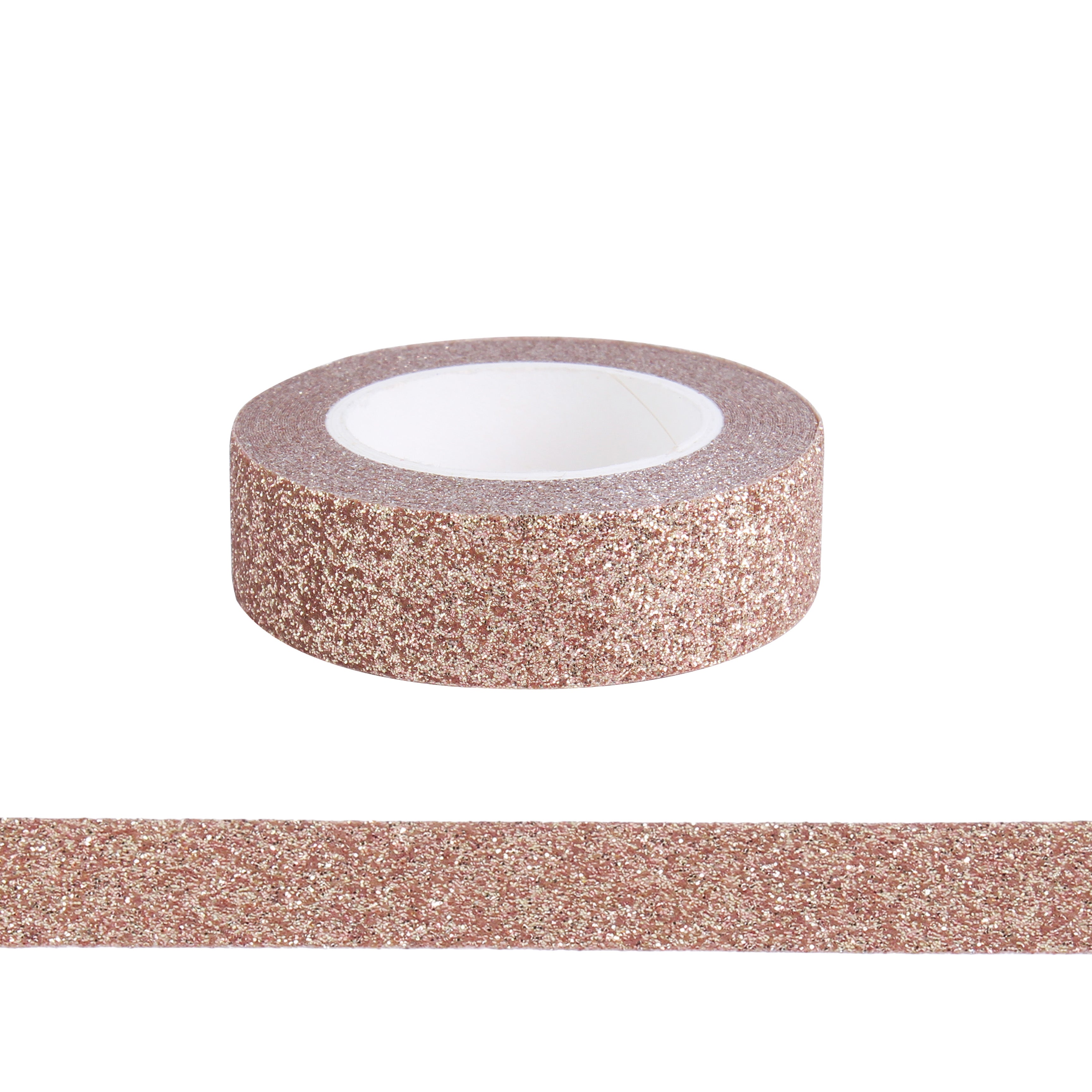 Washi Tape- Chocolate Glitter, 15mm x 5mtr